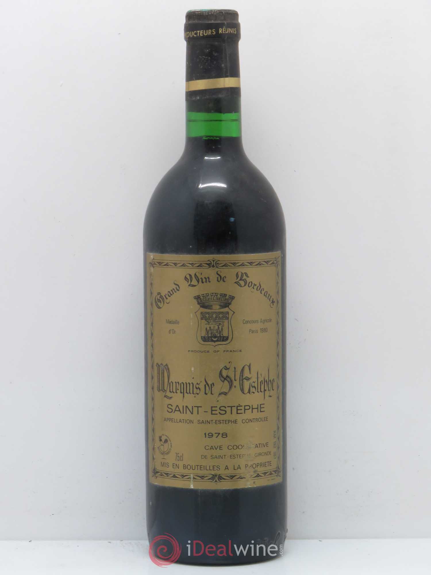 Marquis de Saint Estèphe 1978 - Lot de 1 bouteille - 0