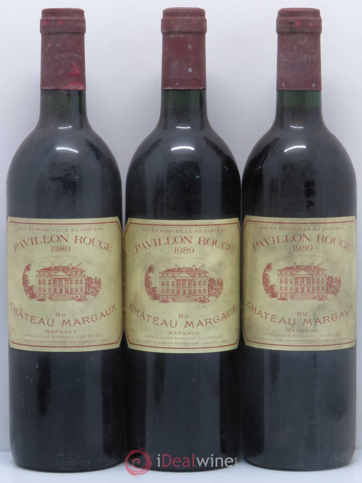 Pavillon Rouge du Château Margaux Second Vin 1989 - Lot de 5 bouteilles - 1