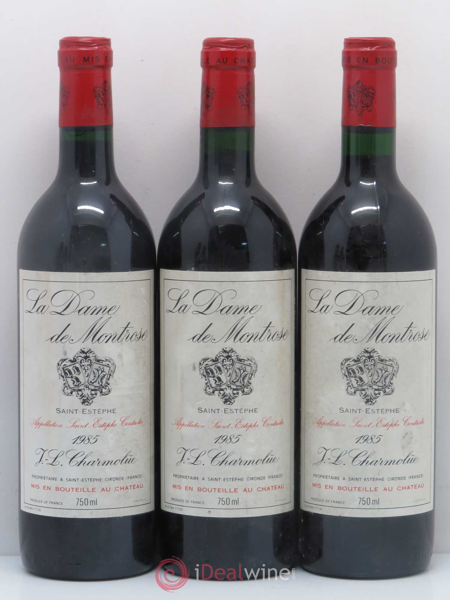 La Dame de Montrose Second Vin 1985 - Lot de 5 bouteilles - 1