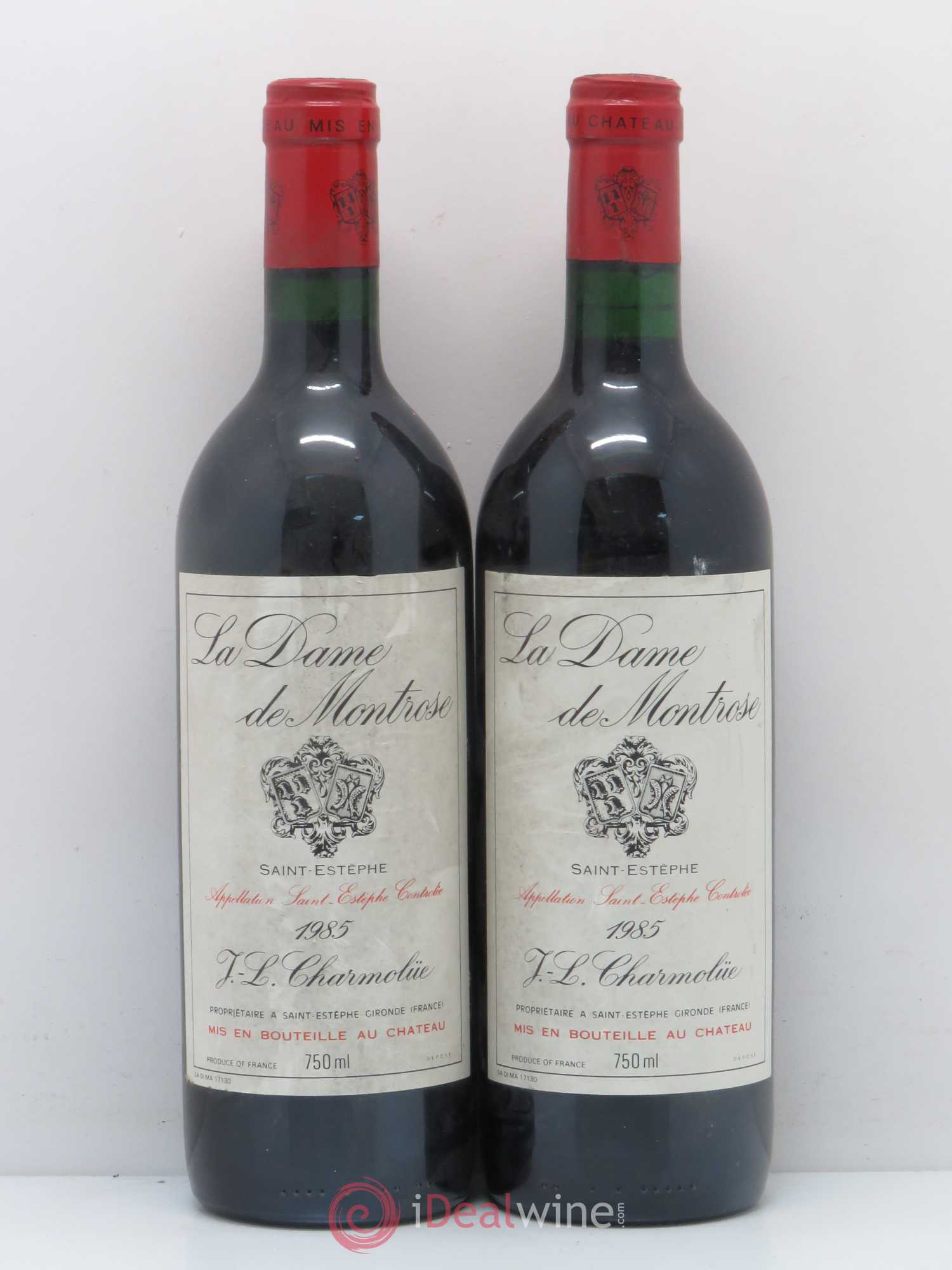 La Dame de Montrose Second Vin 1985 - Lot de 2 bouteilles - 0
