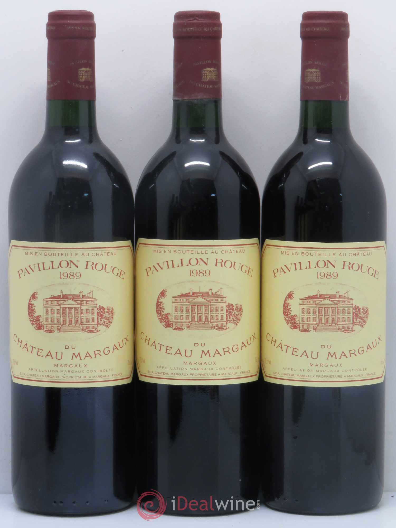 Pavillon Rouge du Château Margaux Second Vin 1989 - Lot de 12 bouteilles - 1