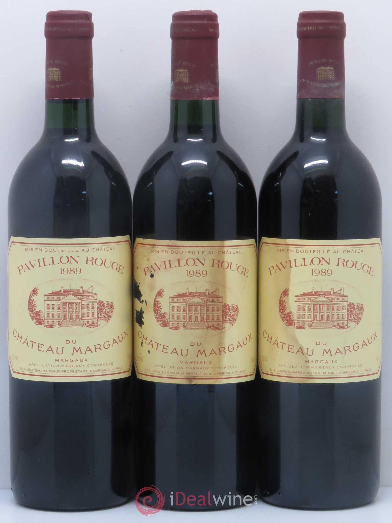 Pavillon Rouge du Château Margaux Second Vin 1989 - Lot de 12 bouteilles - 2