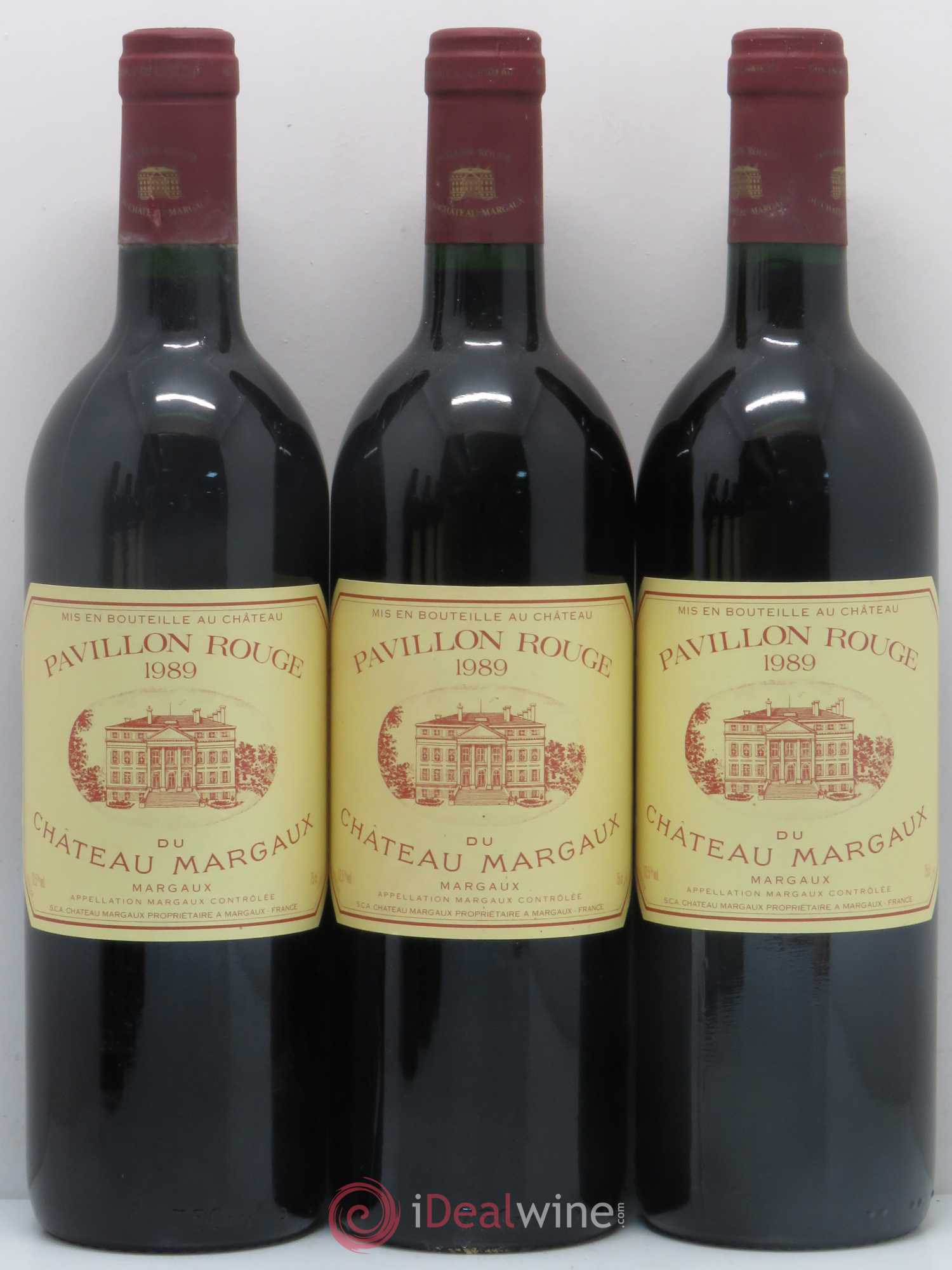 Pavillon Rouge du Château Margaux Second Vin 1989 - Lot de 6 bouteilles - 1