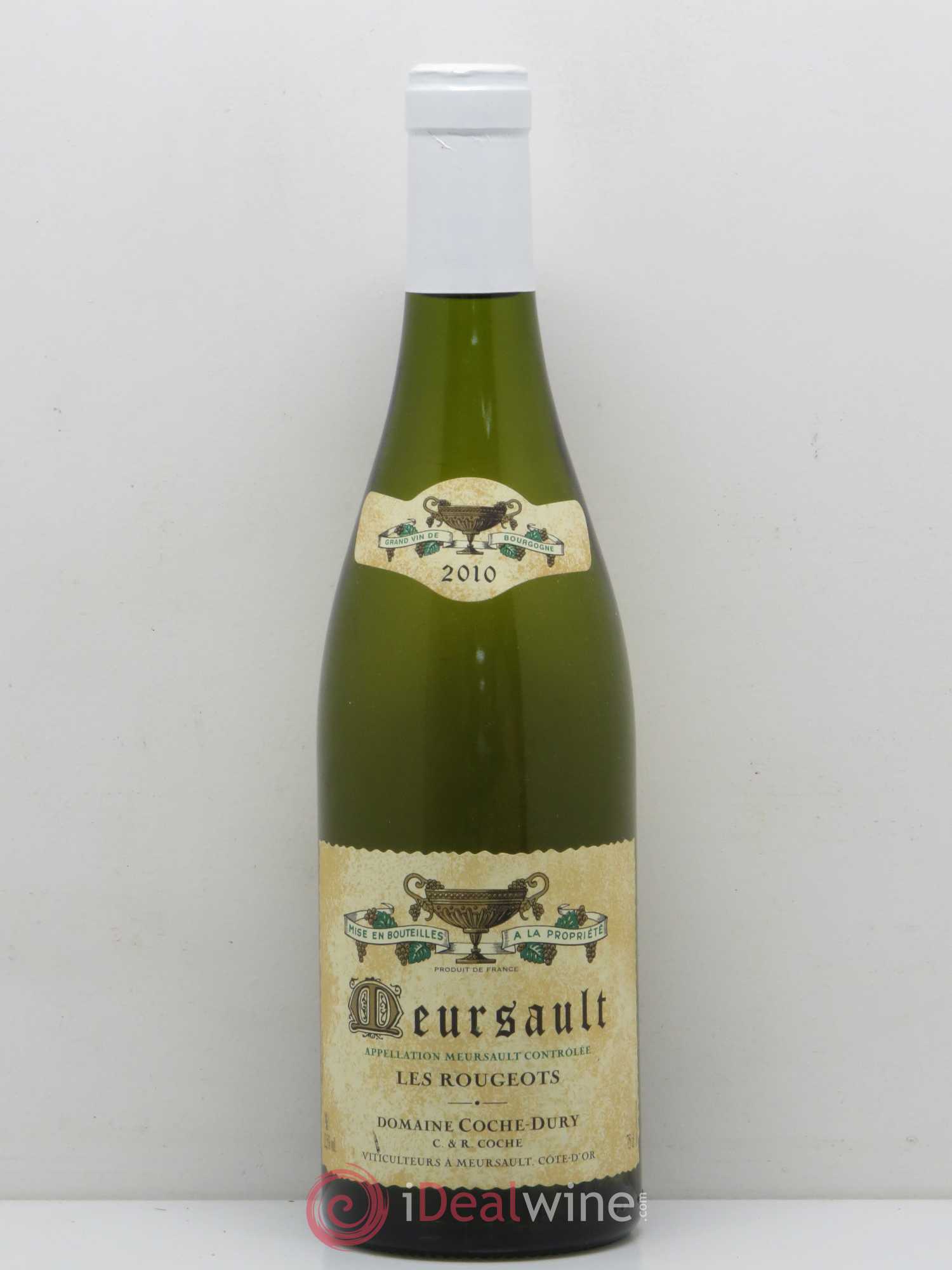 Meursault Les Rougeots Coche Dury (Domaine) 2010 - Lot de 1 bouteille - 0