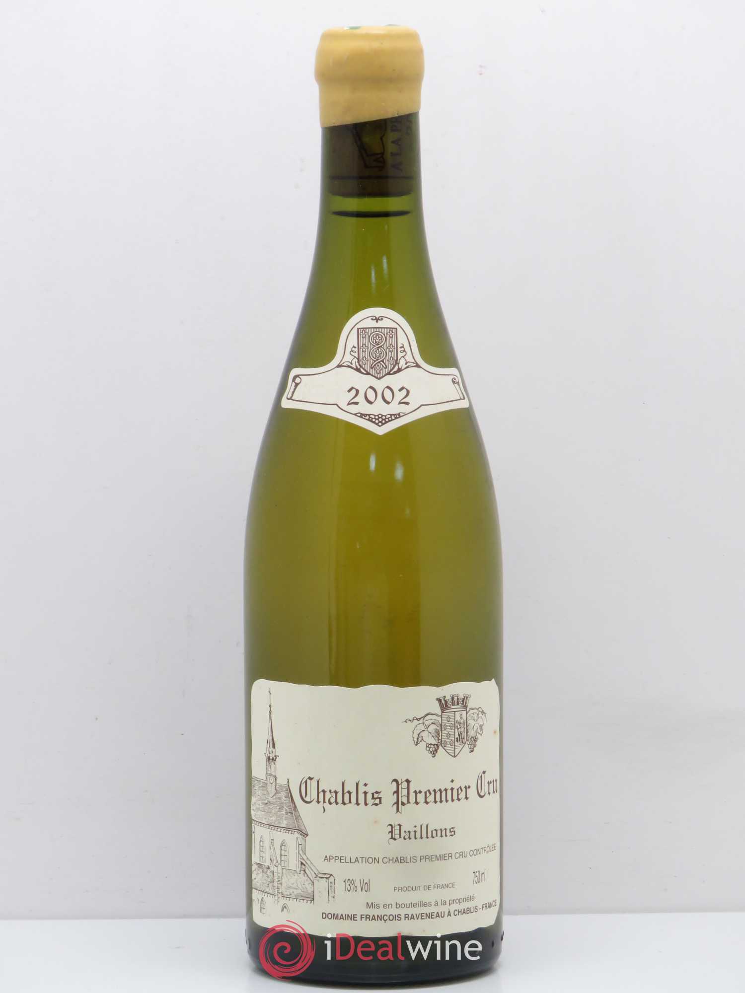 Chablis 1er Cru Vaillons Raveneau (Domaine) 2002 - Lot de 1 bouteille - 0