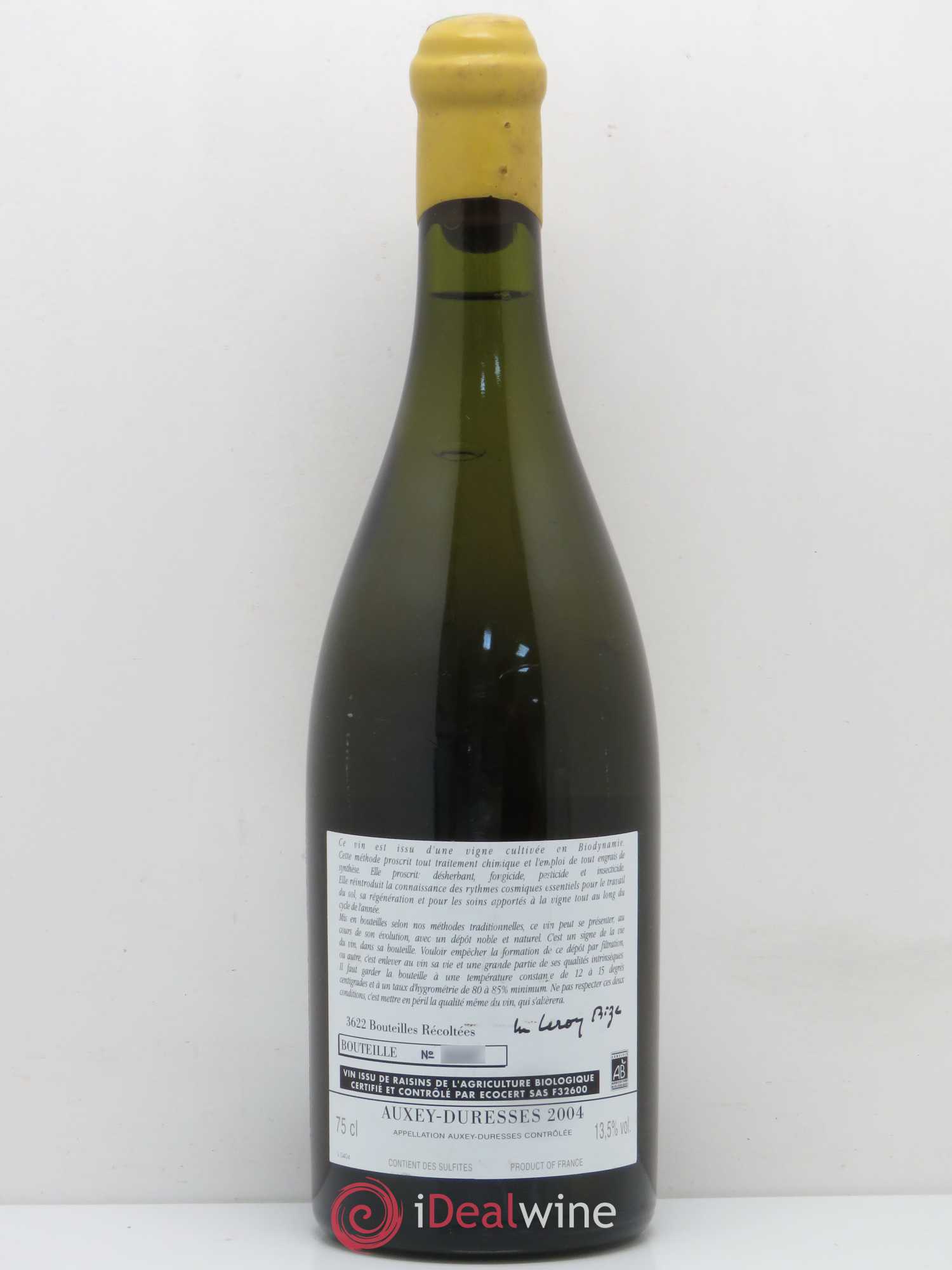Auxey-Duresses Domaine d'Auvenay 2004 - Posten von 1 Flasche - 1
