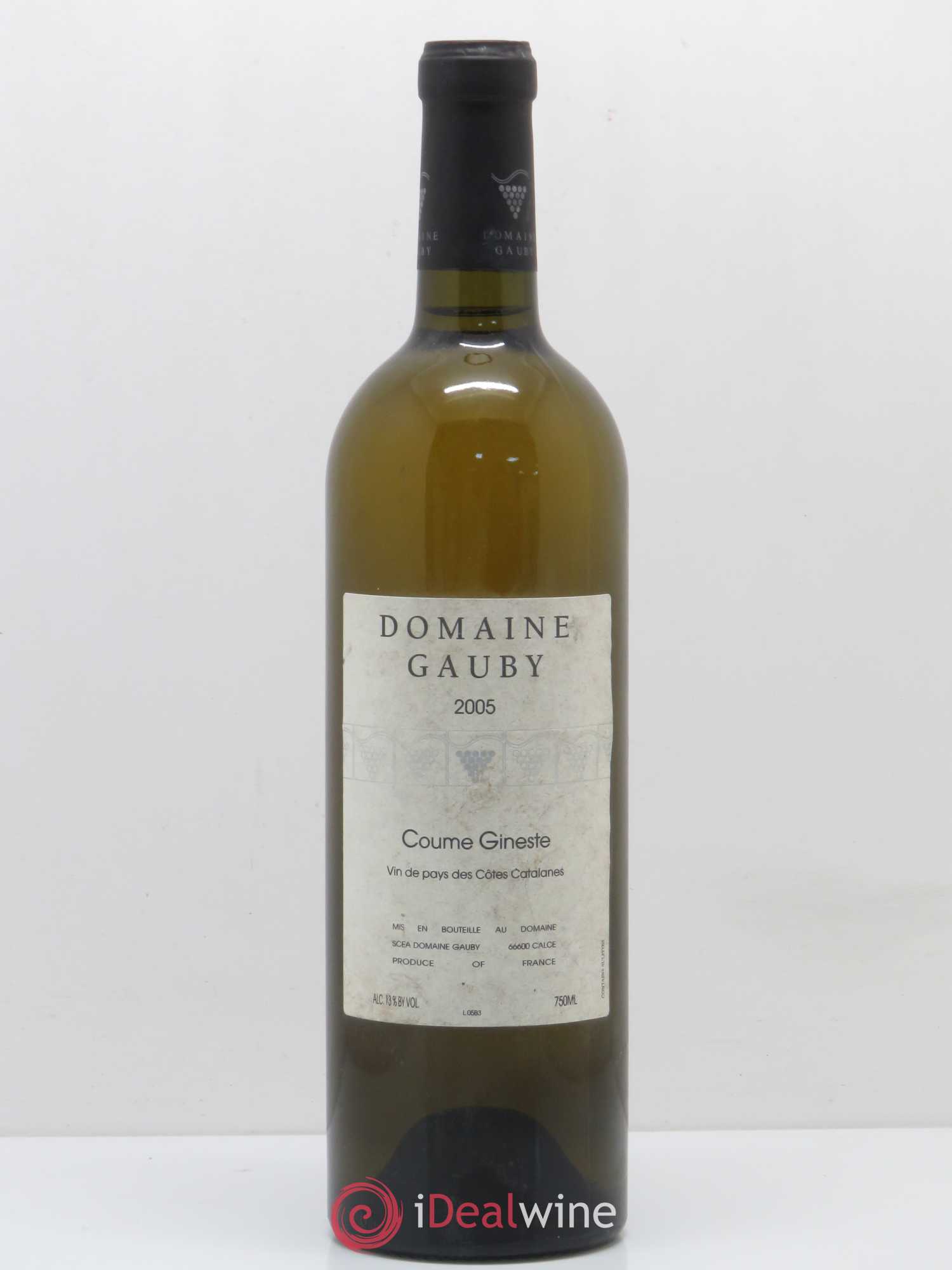 Côtes Catalanes Coume Gineste Gauby (Domaine) 2005 - Lot de 1 bouteille - 0