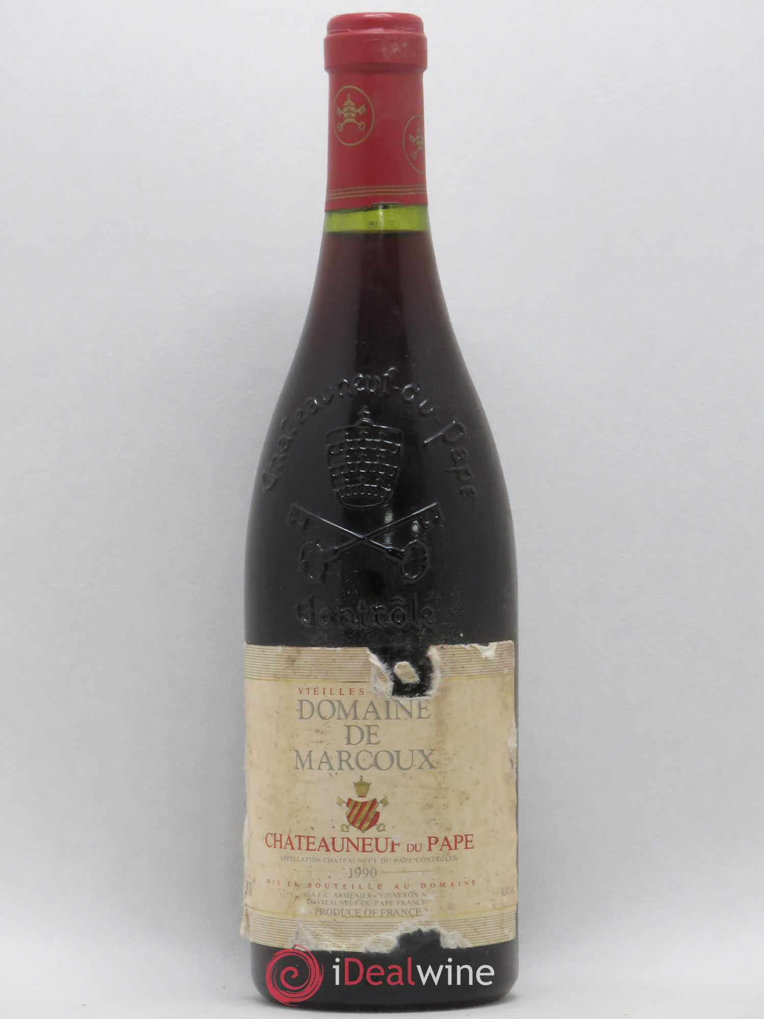 Châteauneuf-du-Pape Vieilles Vignes Marcoux (Domaine de) 1990 - Lot de 1 bouteille - 0