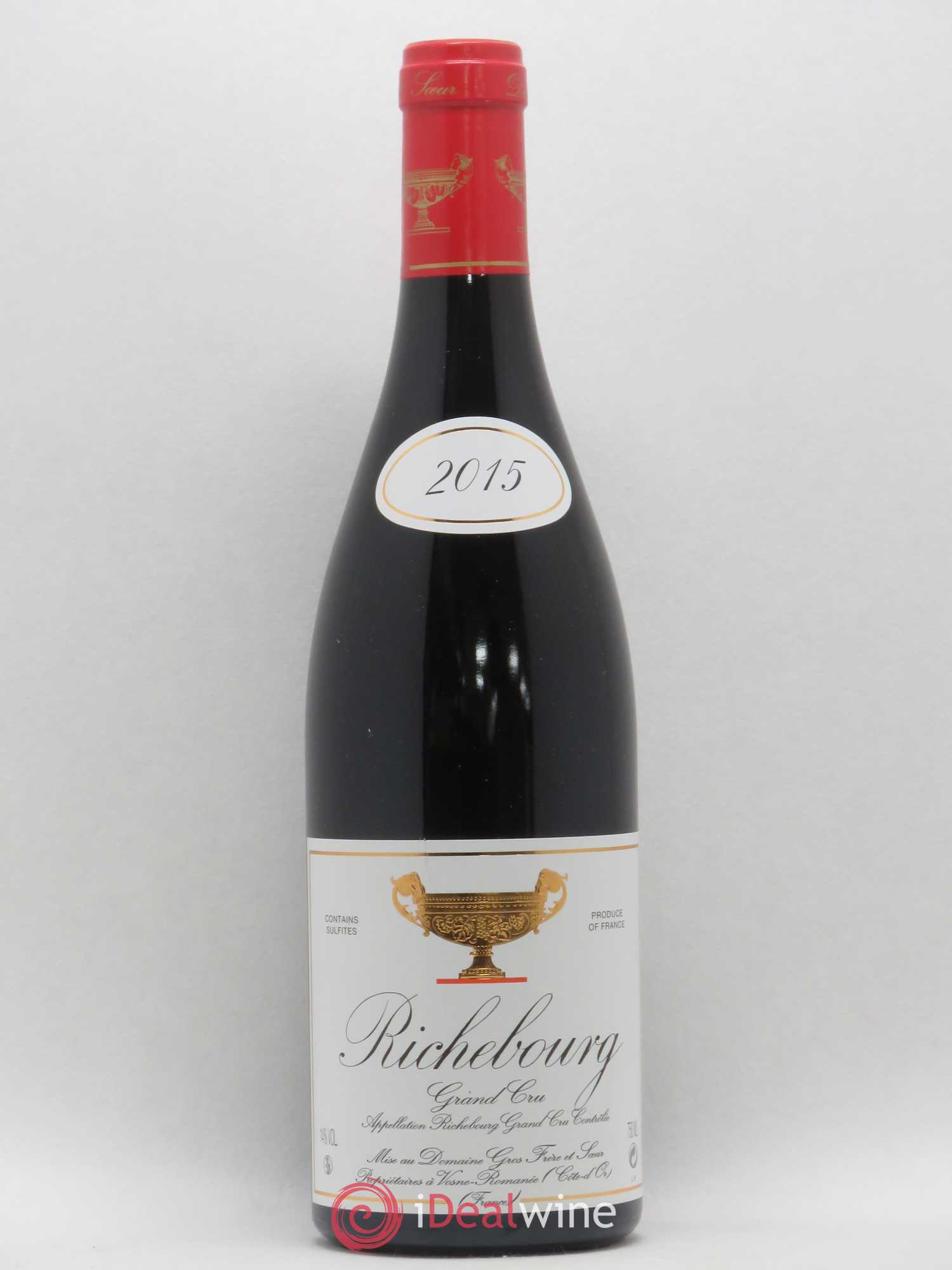 Richebourg Grand Cru Gros Frère & Soeur 2015 - Lot de 1 bouteille - 0