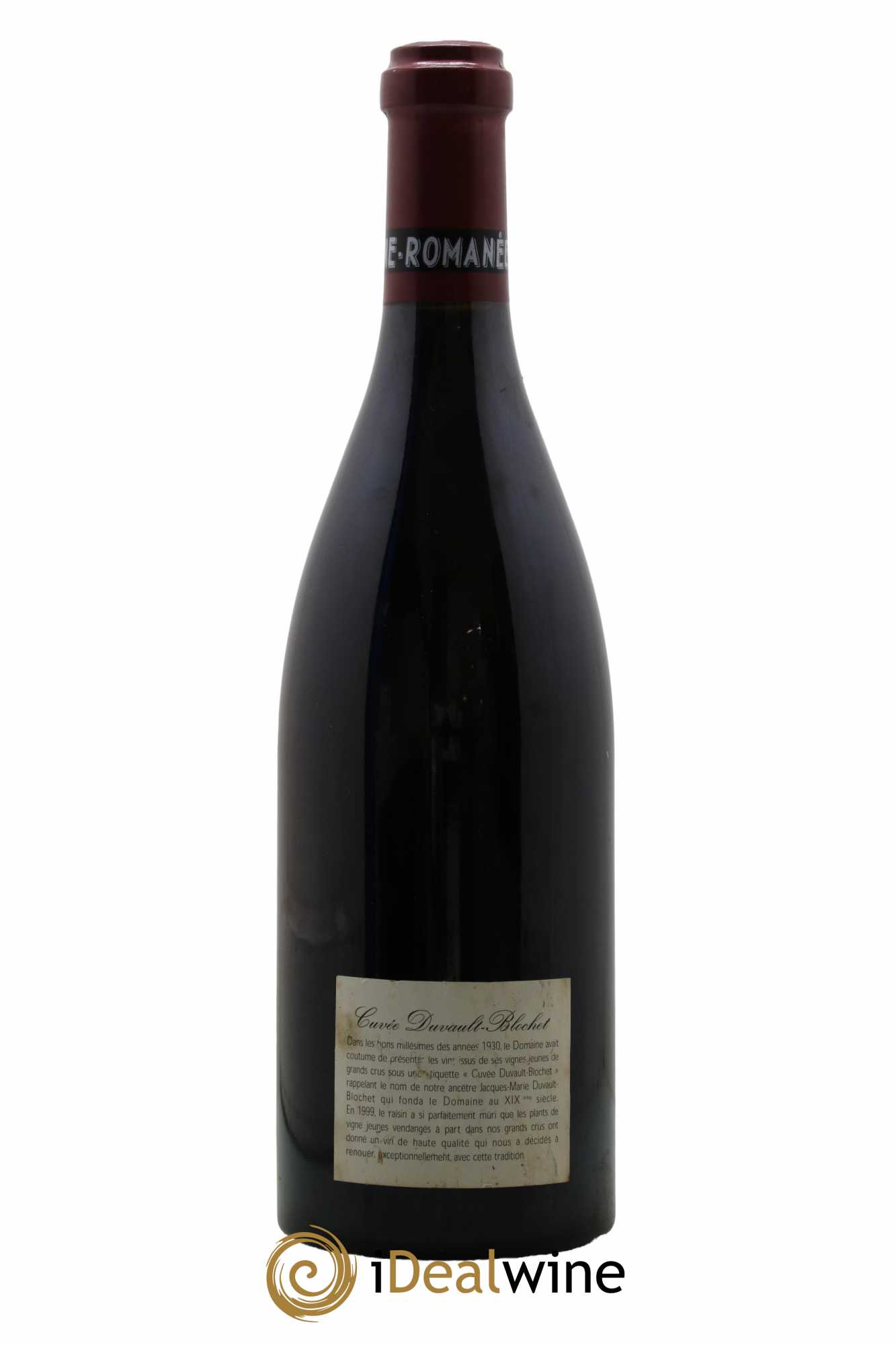 Vosne-Romanée 1er Cru Cuvée Duvault Blochet Domaine de la Romanée-Conti 1999 - Posten von 1 Flasche - 1