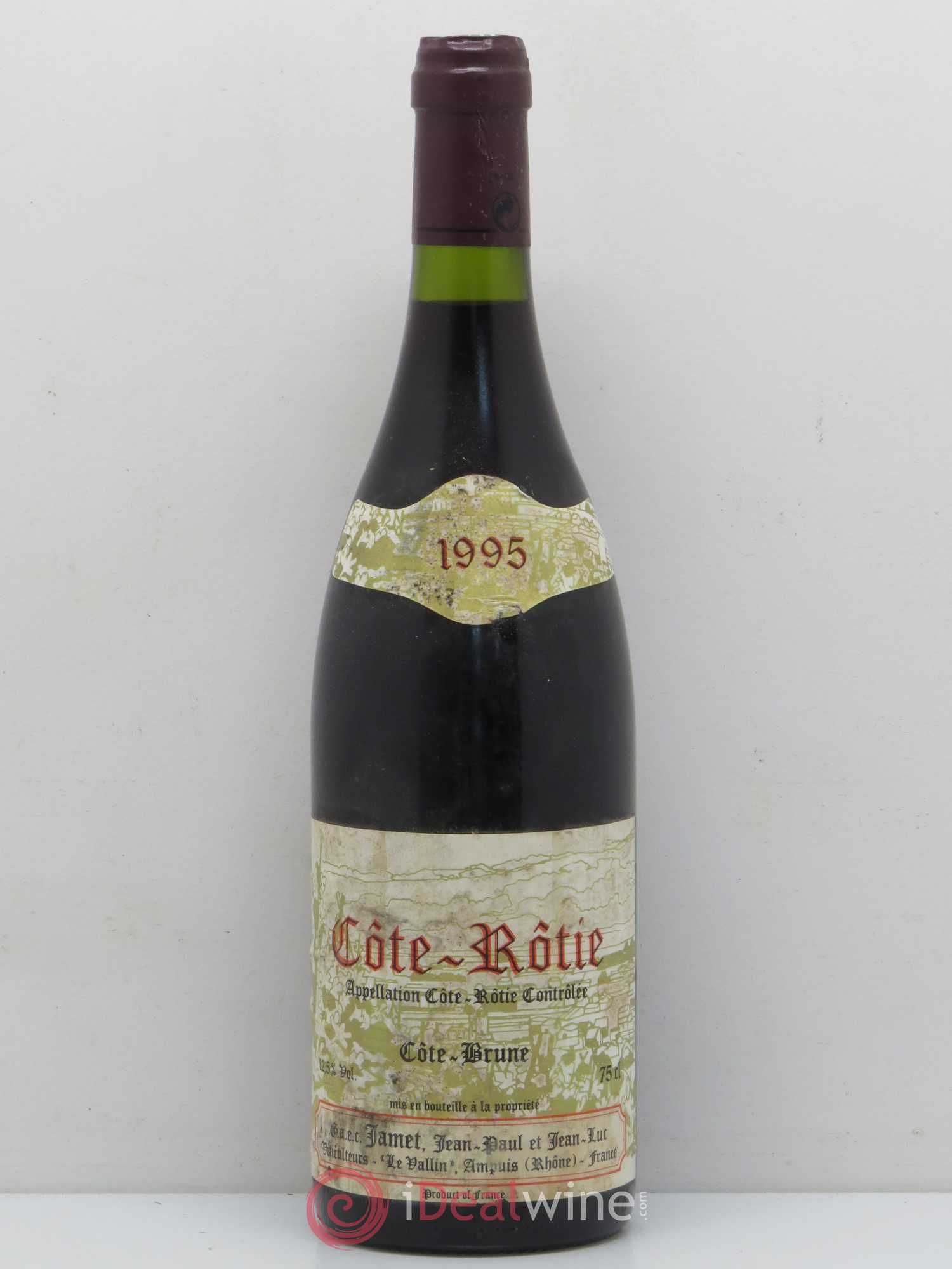 Côte-Rôtie Côte Brune Jamet (Domaine) 1995 - Lot de 1 bouteille - 0