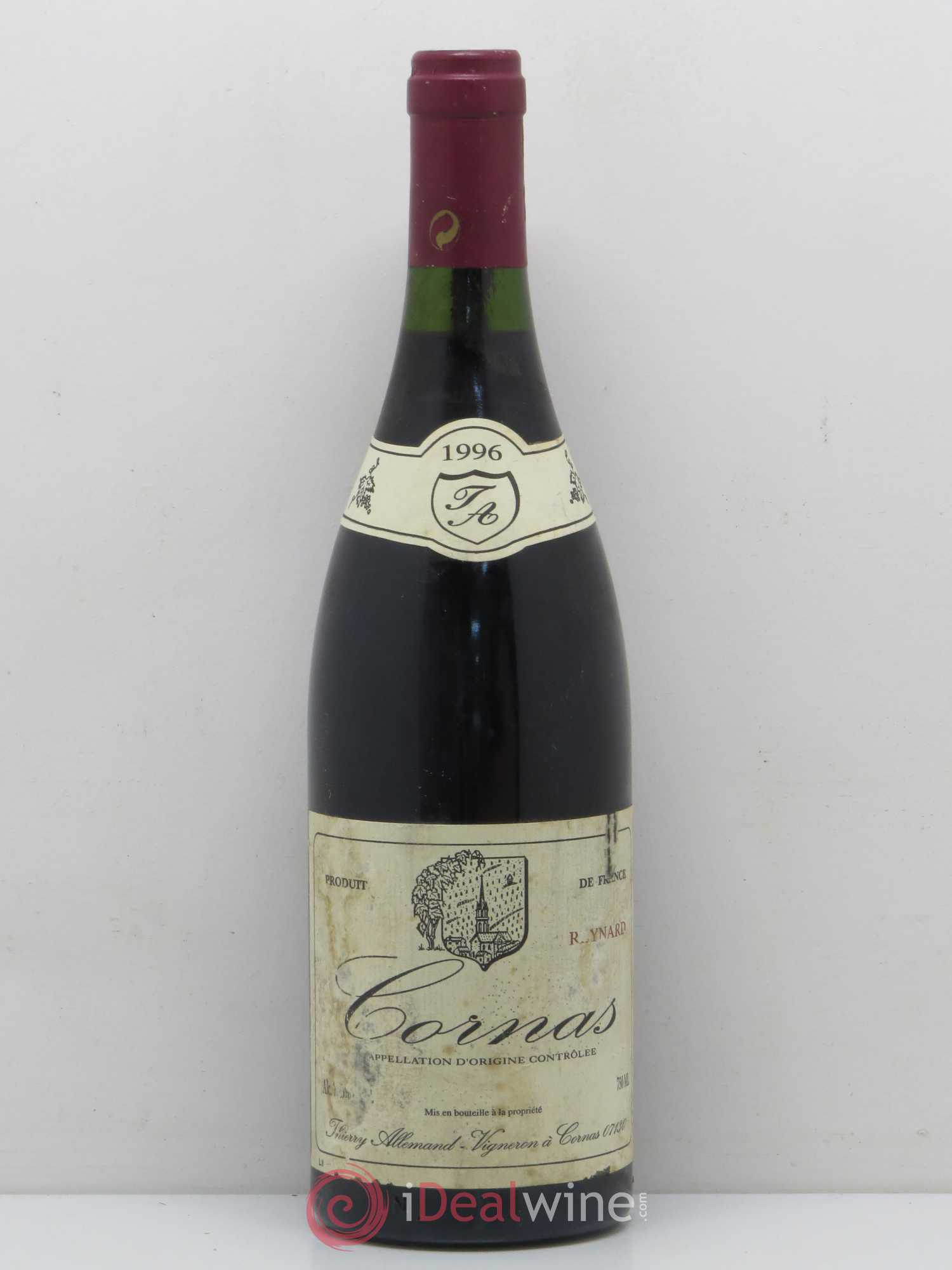 Cornas Reynard Thierry Allemand 1996 - Lot de 1 bouteille - 0