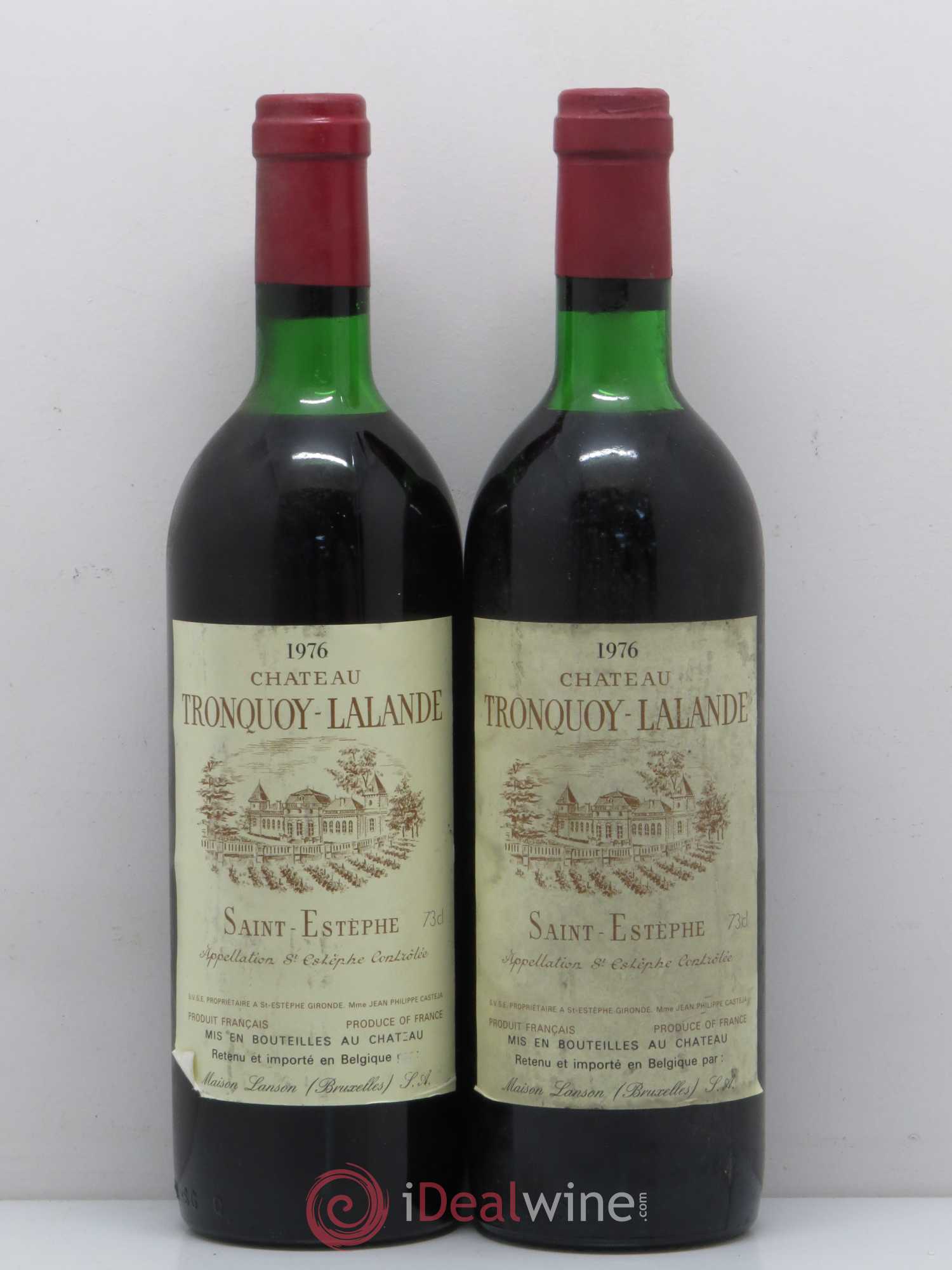 Château Tronquoy Lalande 1976 - Lot de 5 bouteilles - 2