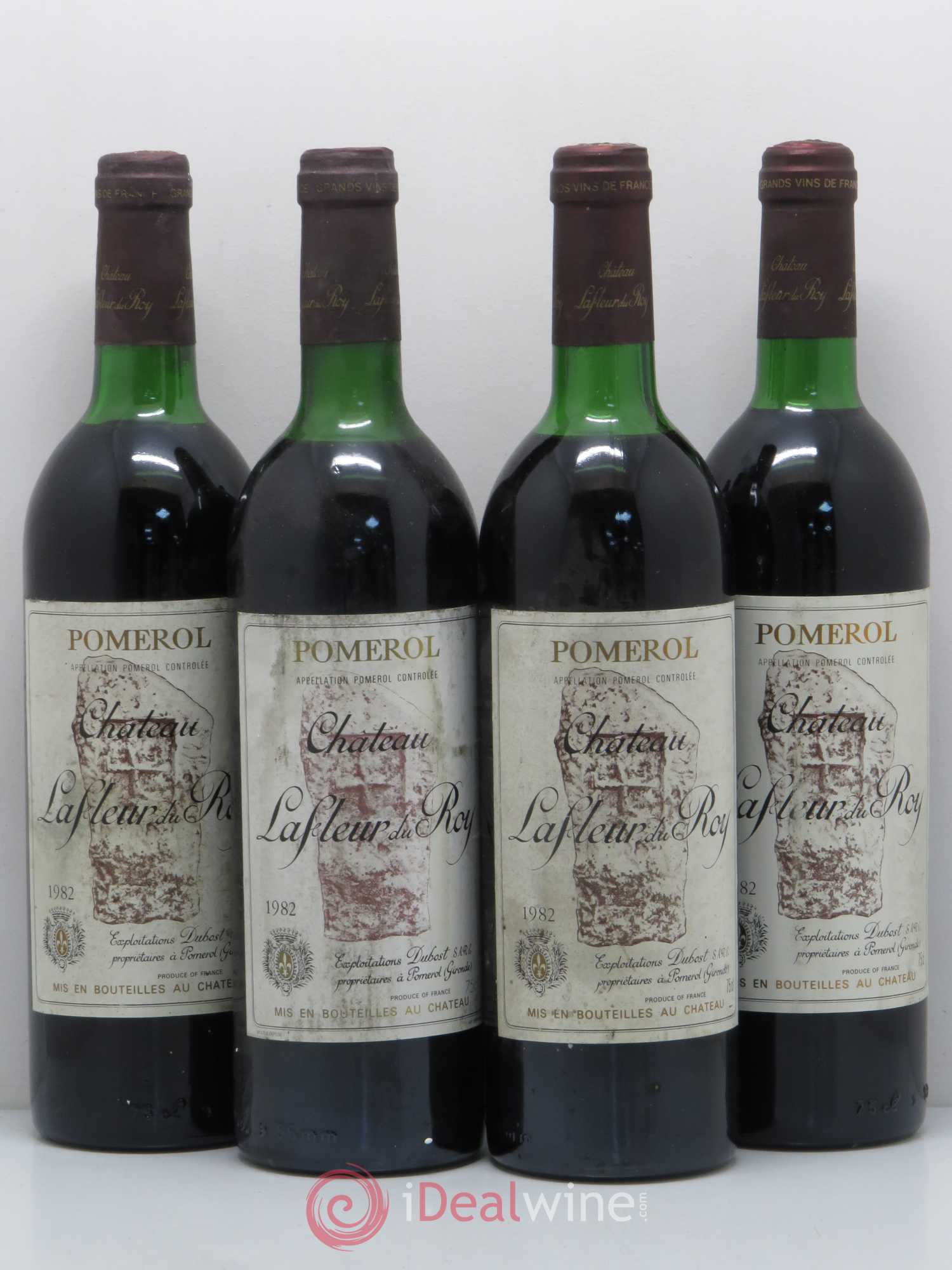 Lafleur du Roy 1982 - Lot de 4 bouteilles - 0