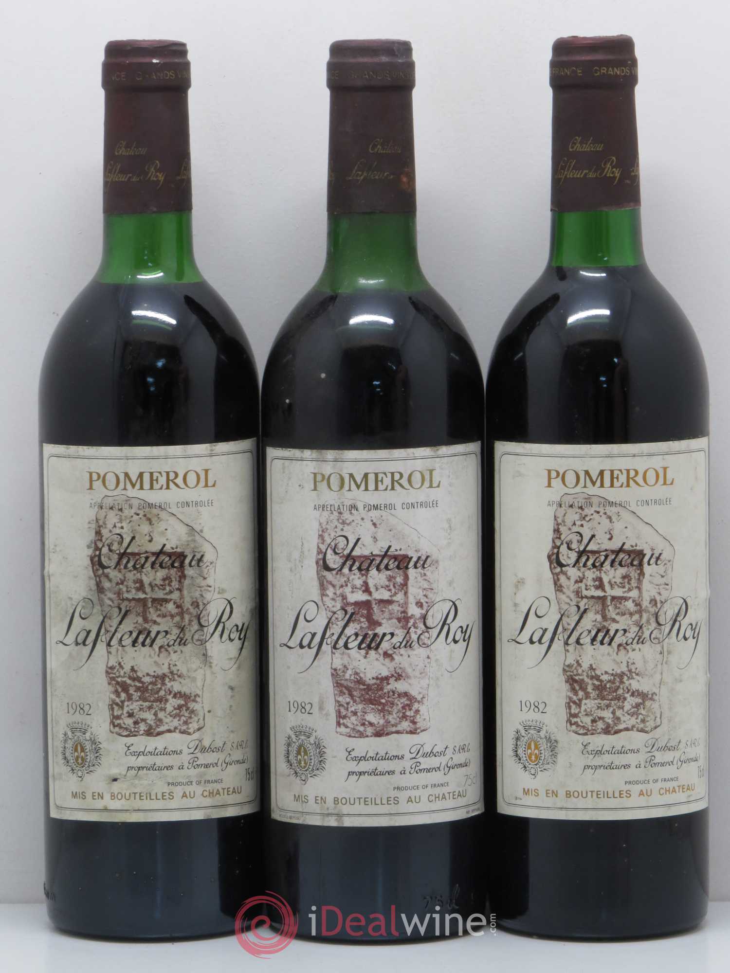 Lafleur du Roy 1982 - Lot de 3 bouteilles - 0