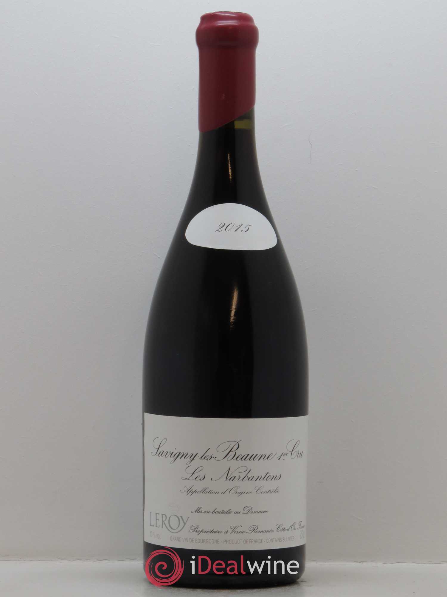 Savigny-lès-Beaune 1er Cru Les Narbantons Leroy (Domaine) 2015 - Lot de 1 bouteille - 0