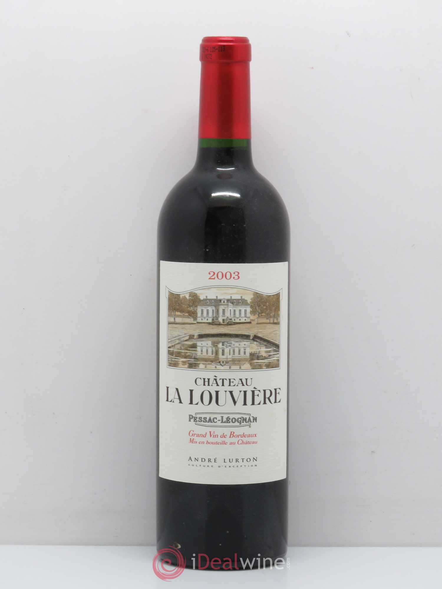 Château la Louvière 2003 - Lot de 1 bouteille - 0