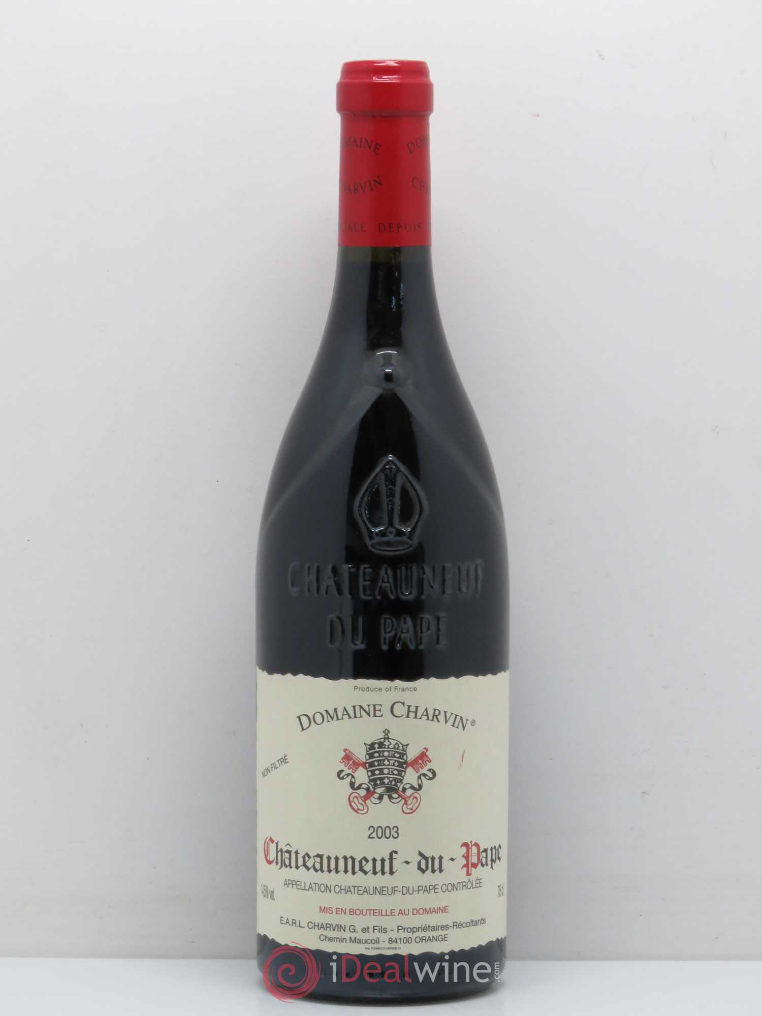 Châteauneuf-du-Pape Charvin (Domaine) 2003 - Lot de 1 bouteille - 0