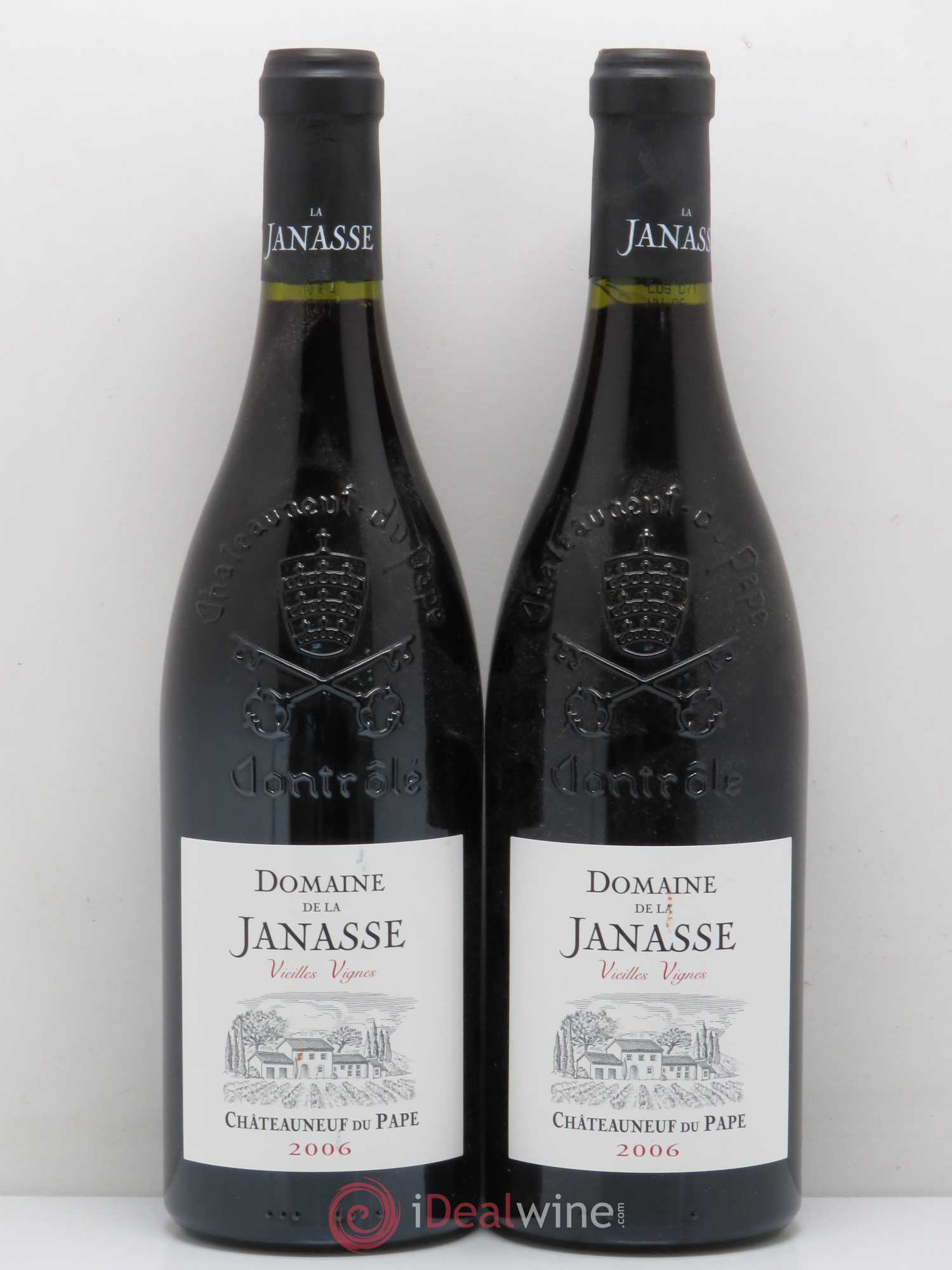 Châteauneuf-du-Pape Cuvée Vieilles Vignes La Janasse (Domaine de) 2006 - Lot de 2 bouteilles - 0