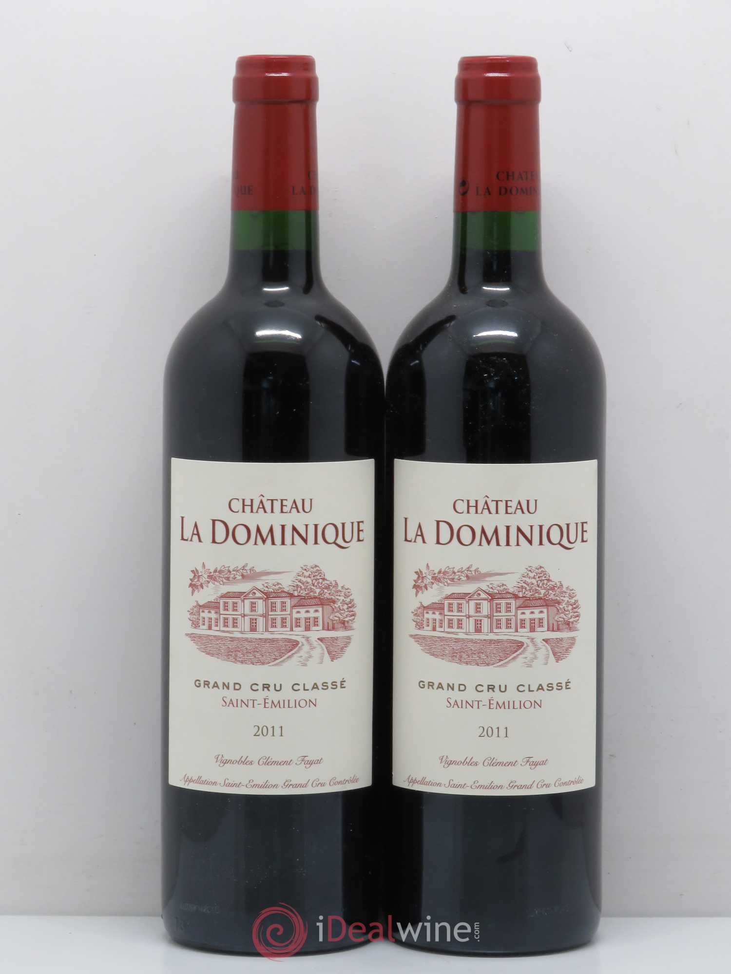 Château la Dominique Grand Cru Classé 2011 - Lot de 2 bouteilles - 0
