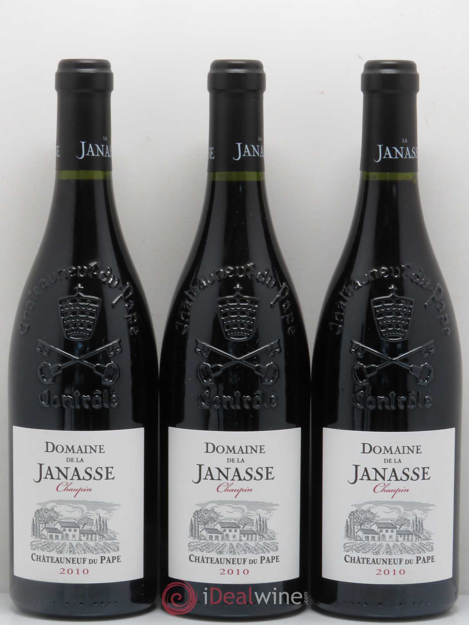 Châteauneuf-du-Pape Cuvée Chaupin La Janasse (Domaine de) 2010 - Lot de 3 bouteilles - 0