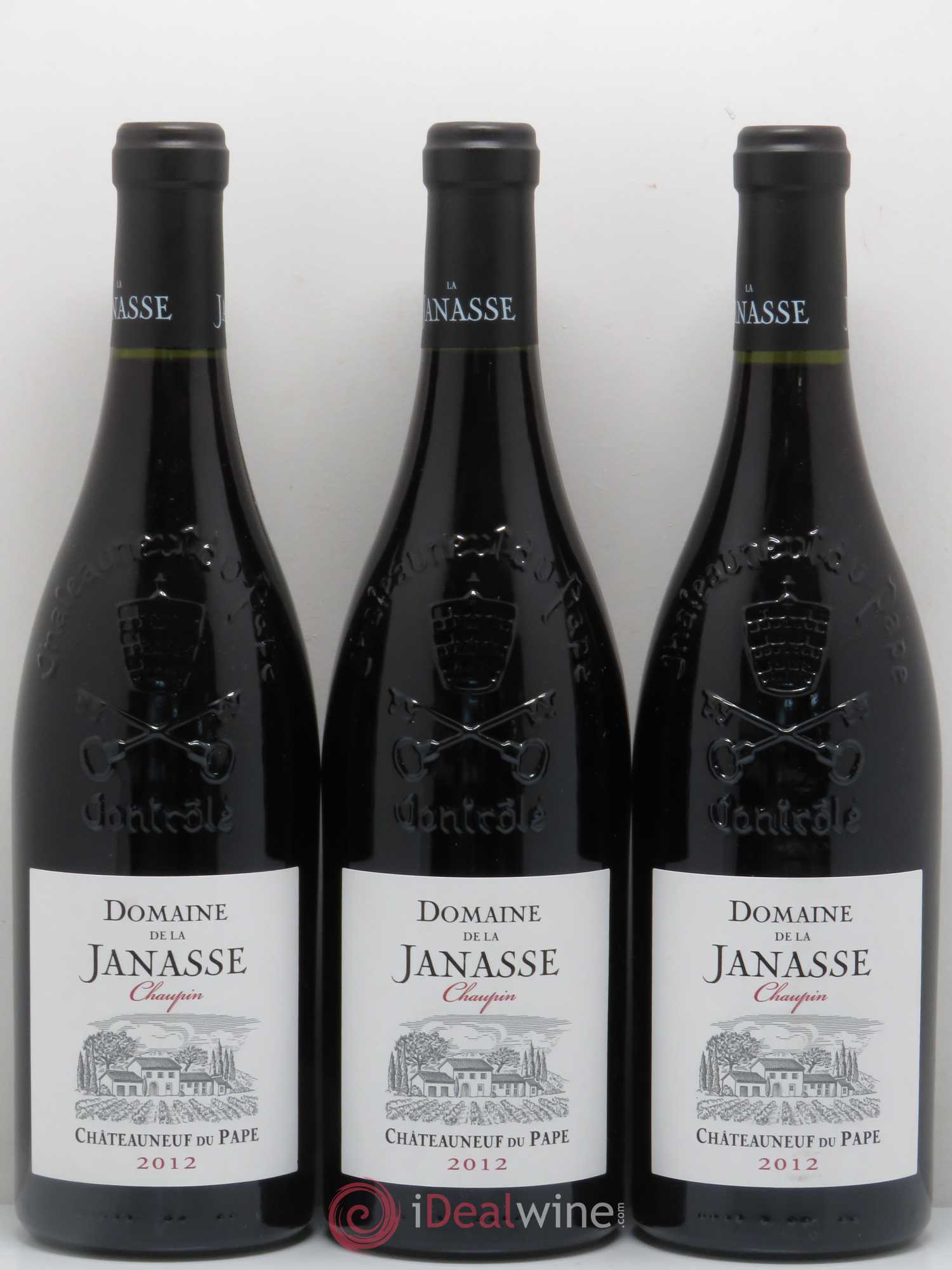 Châteauneuf-du-Pape Cuvée Chaupin La Janasse (Domaine de) 2012 - Lot de 3 bouteilles - 0