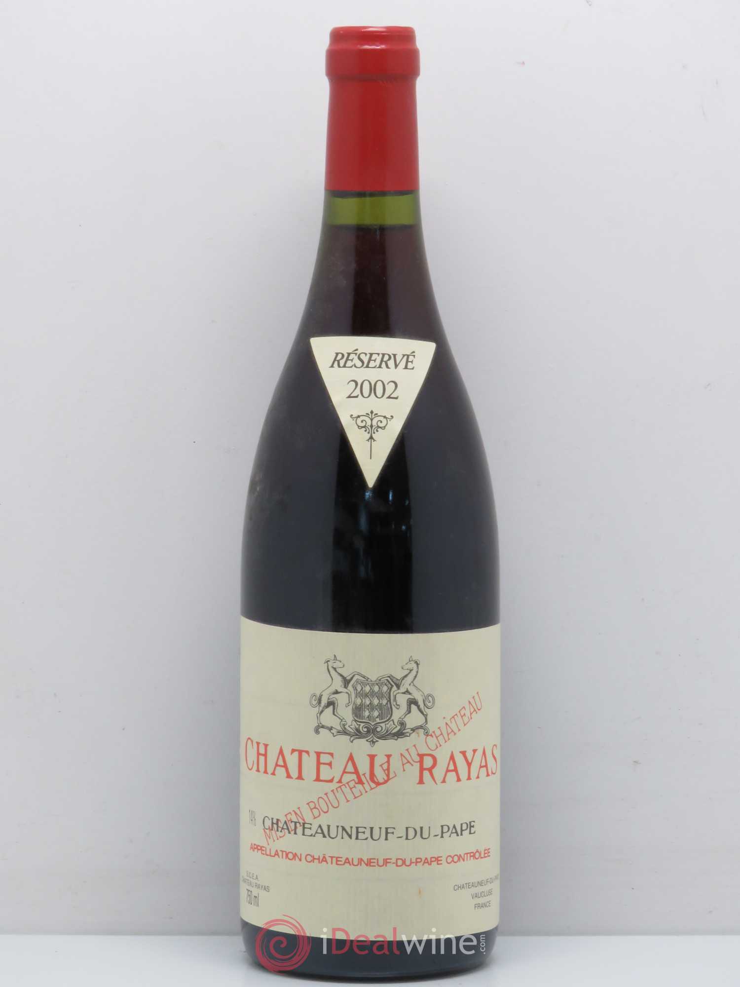 Châteauneuf-du-Pape Château Rayas Emmanuel Reynaud 2002 - Lot de 1 bouteille - 0