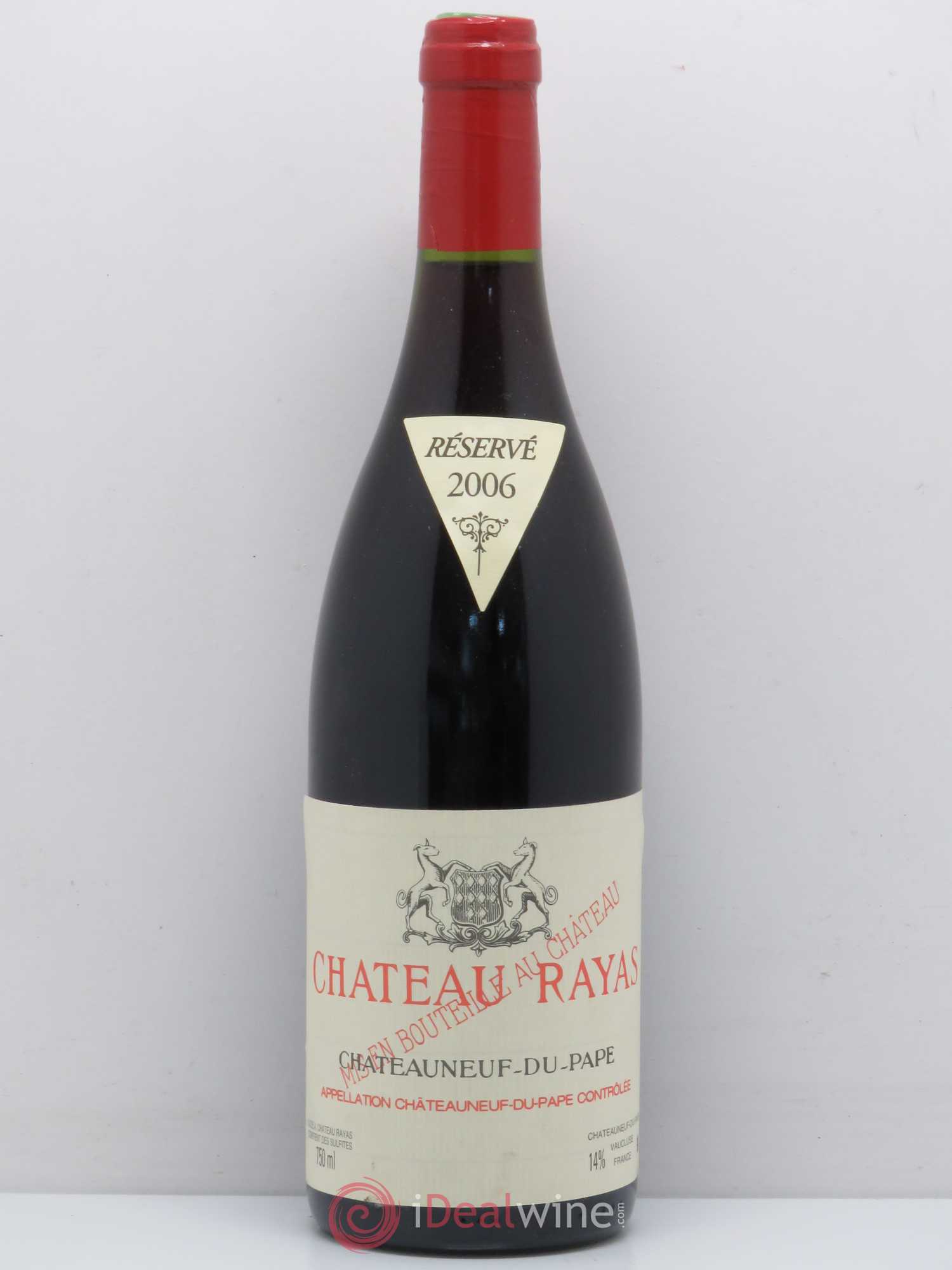 Châteauneuf-du-Pape Château Rayas Emmanuel Reynaud 2006 - Lot de 1 bouteille - 0