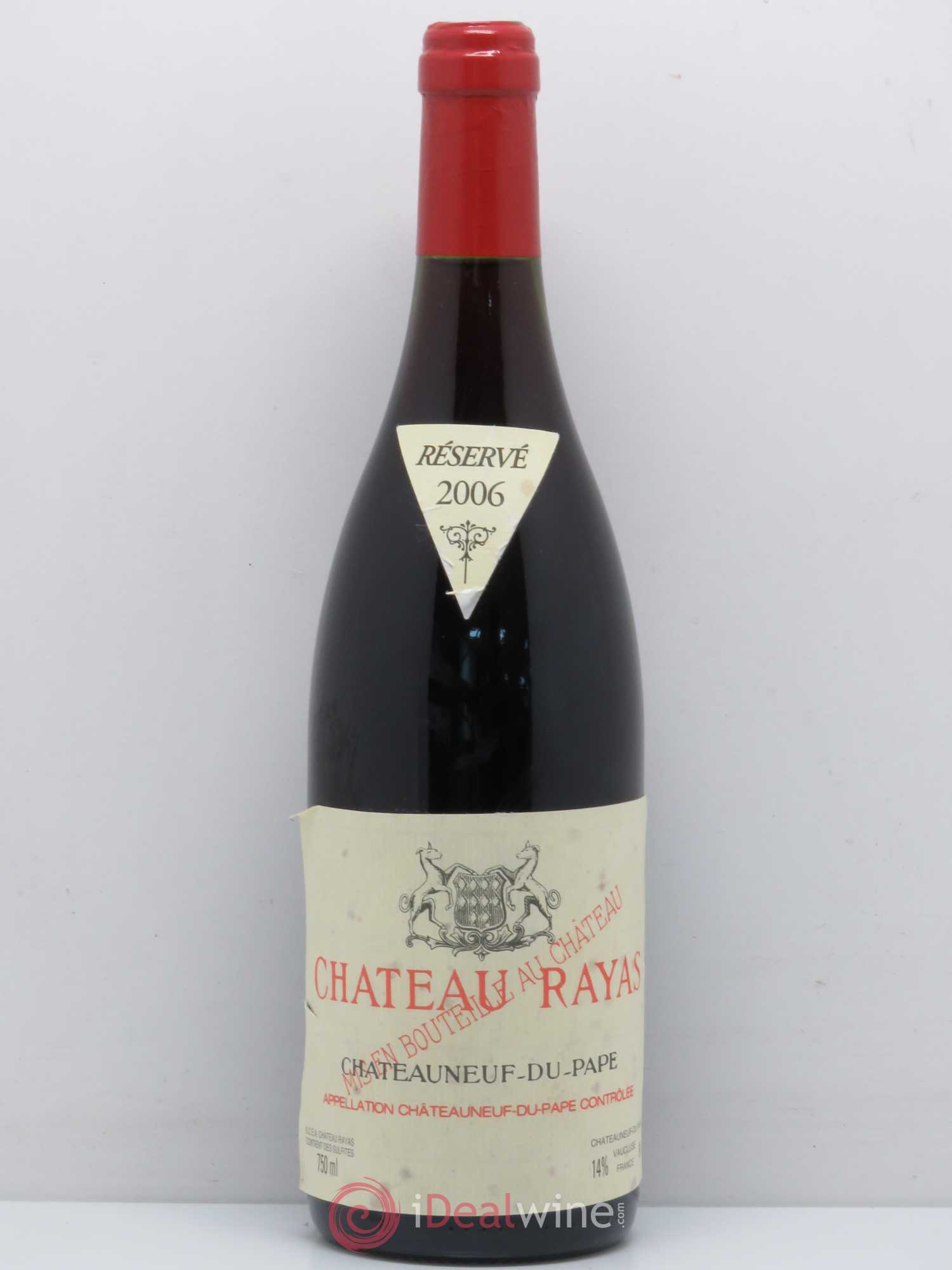 Châteauneuf-du-Pape Château Rayas Emmanuel Reynaud 2006 - Lot de 1 bouteille - 0