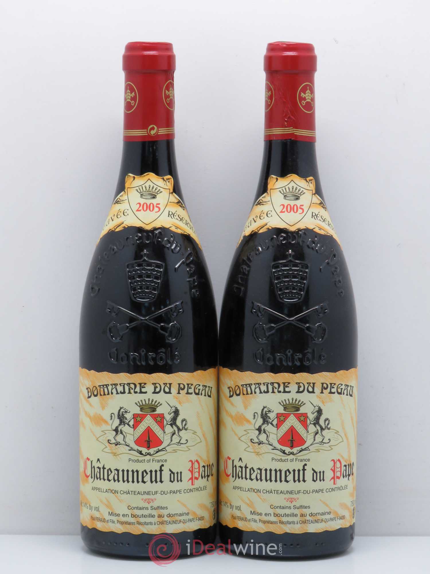 Châteauneuf-du-Pape Domaine Pegau 2005 - Posten von 2 Flaschen - 0