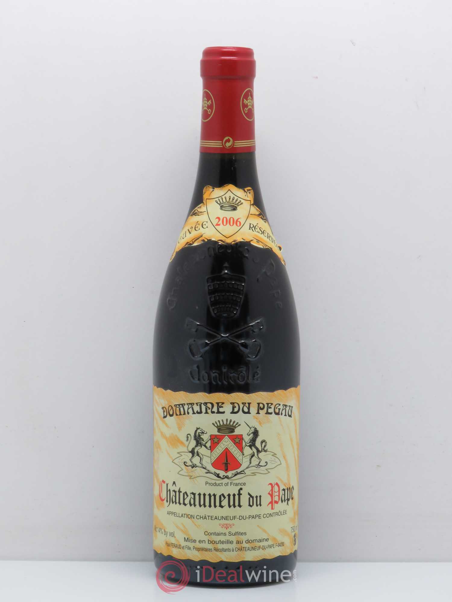 Châteauneuf-du-Pape Domaine Pegau 2006 - Posten von 1 Flasche - 0