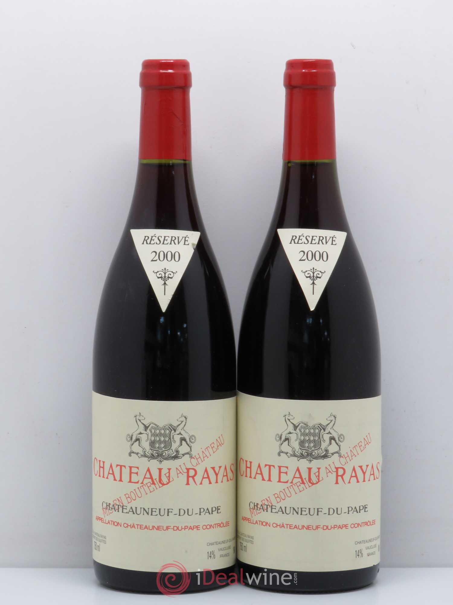 Châteauneuf-du-Pape Château Rayas Emmanuel Reynaud 2000 - Lot de 2 bouteilles - 0