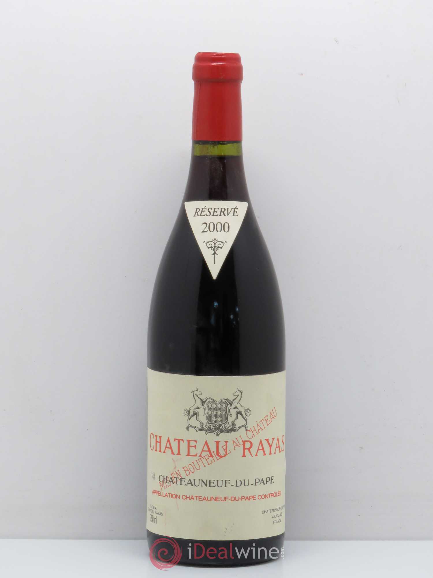Châteauneuf-du-Pape Château Rayas Emmanuel Reynaud 2000 - Lot de 1 bouteille - 0