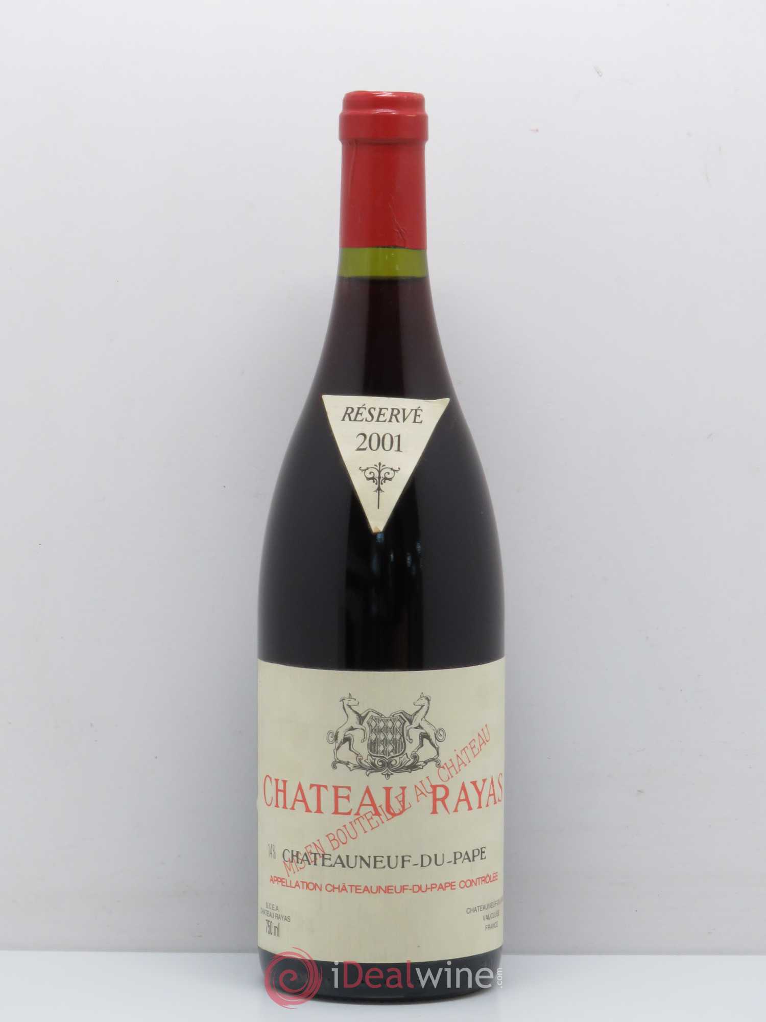 Châteauneuf-du-Pape Château Rayas Emmanuel Reynaud 2001 - Lot de 1 bouteille - 0