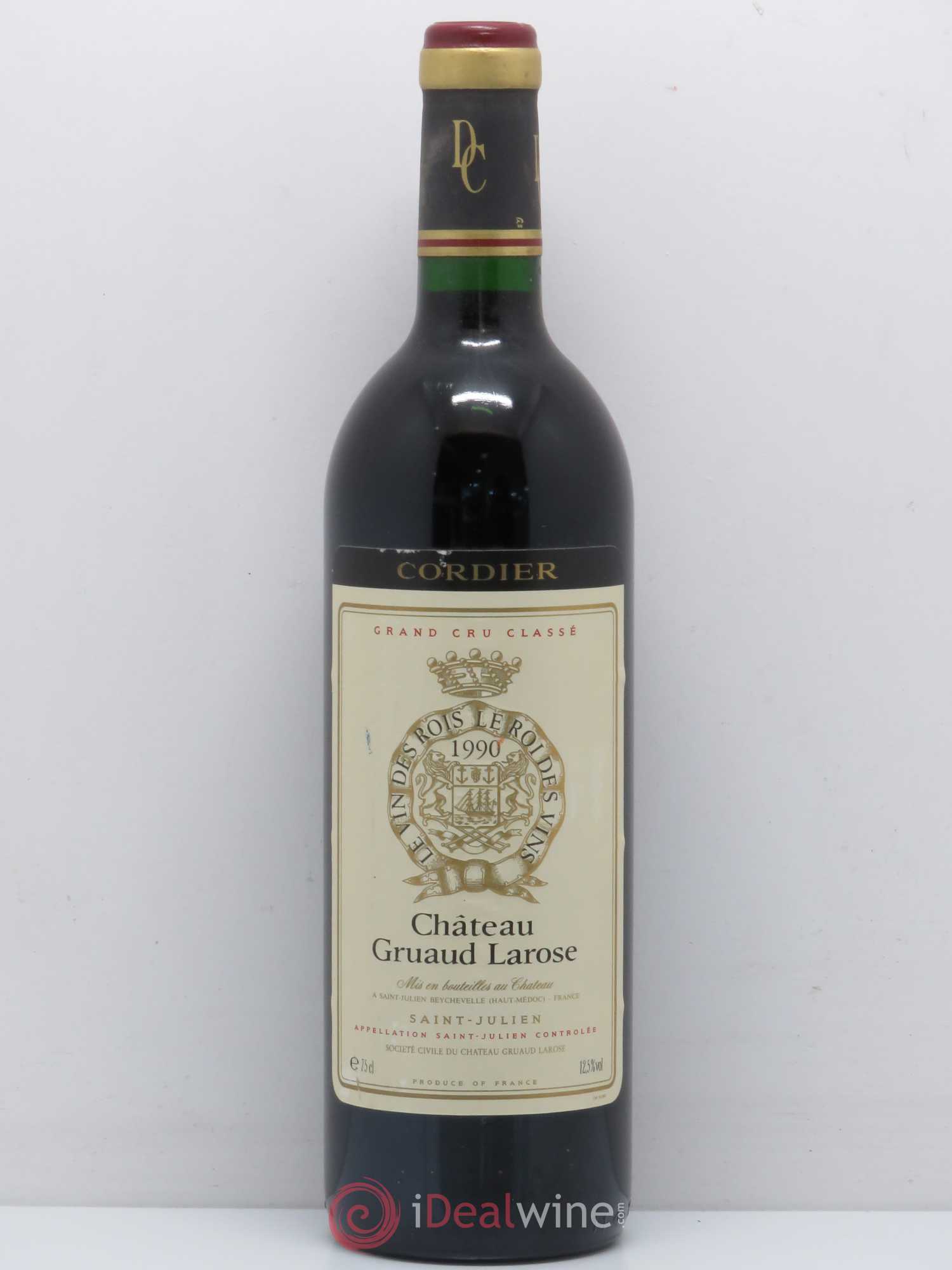 Château Gruaud Larose 2ème Grand Cru Classé 1990 - Lot de 1 bouteille - 0