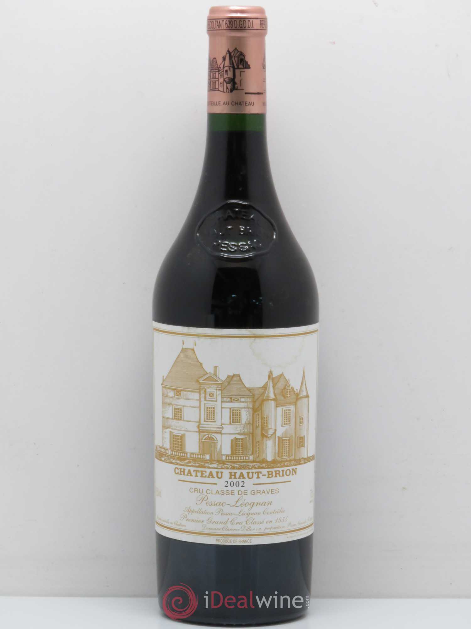 Château Haut Brion 1er Grand Cru Classé 2002 - Lot de 1 bouteille - 0