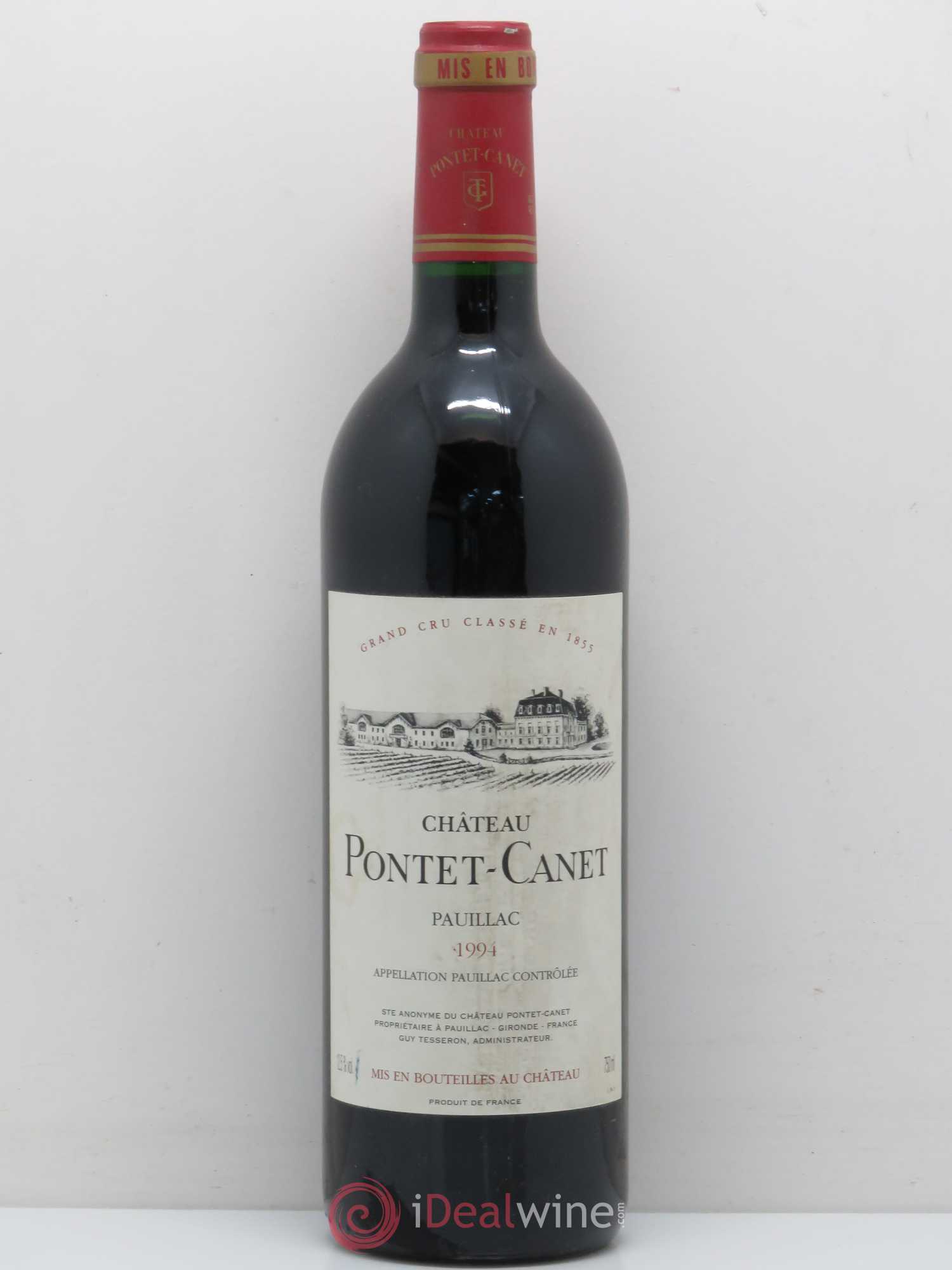 Château Pontet Canet 5ème Grand Cru Classé 1994 - Lot de 1 bouteille - 0