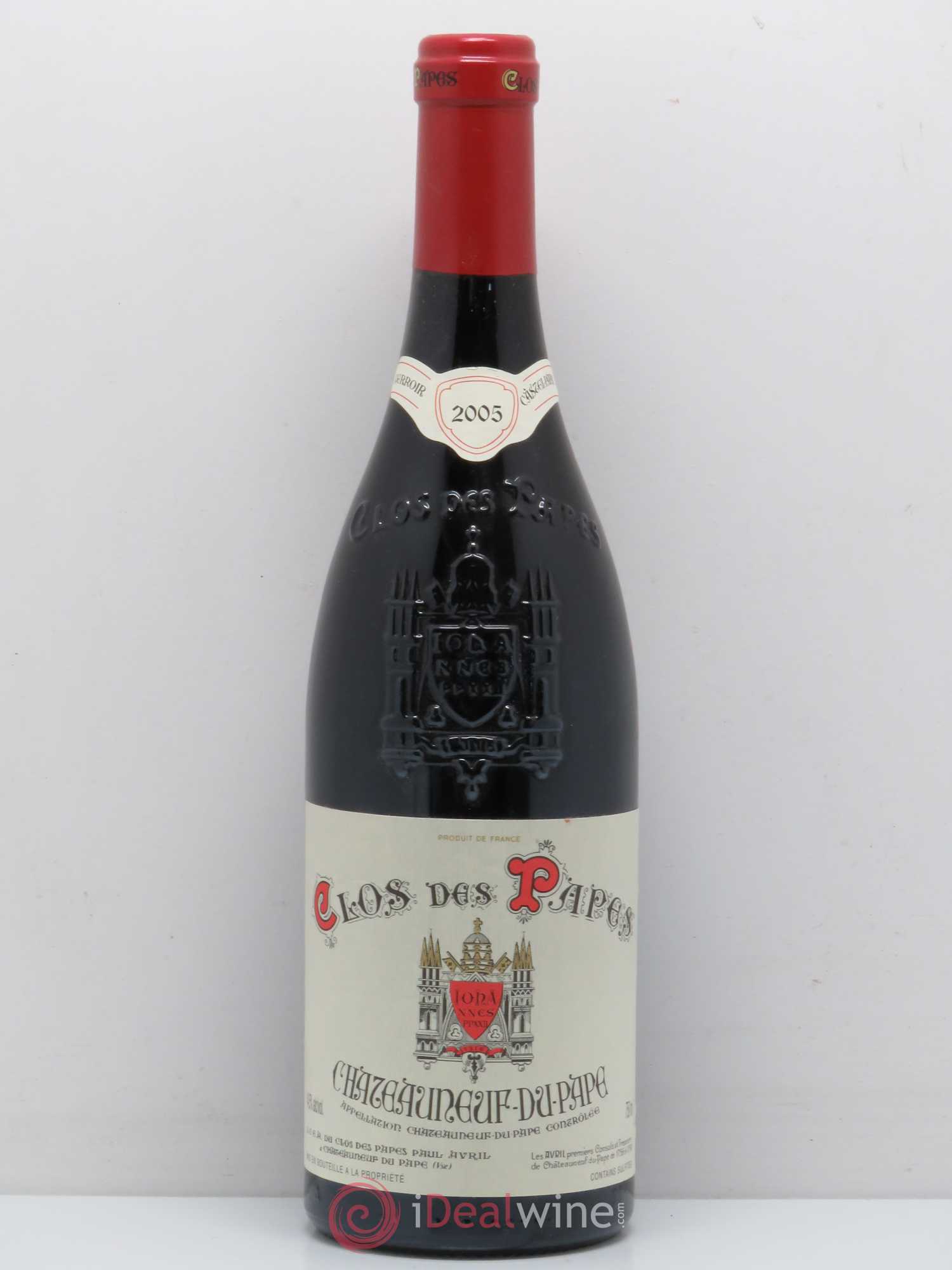 Châteauneuf-du-Pape Clos des Papes - Paul Avril 2005 - Lot de 1 bouteille - 0