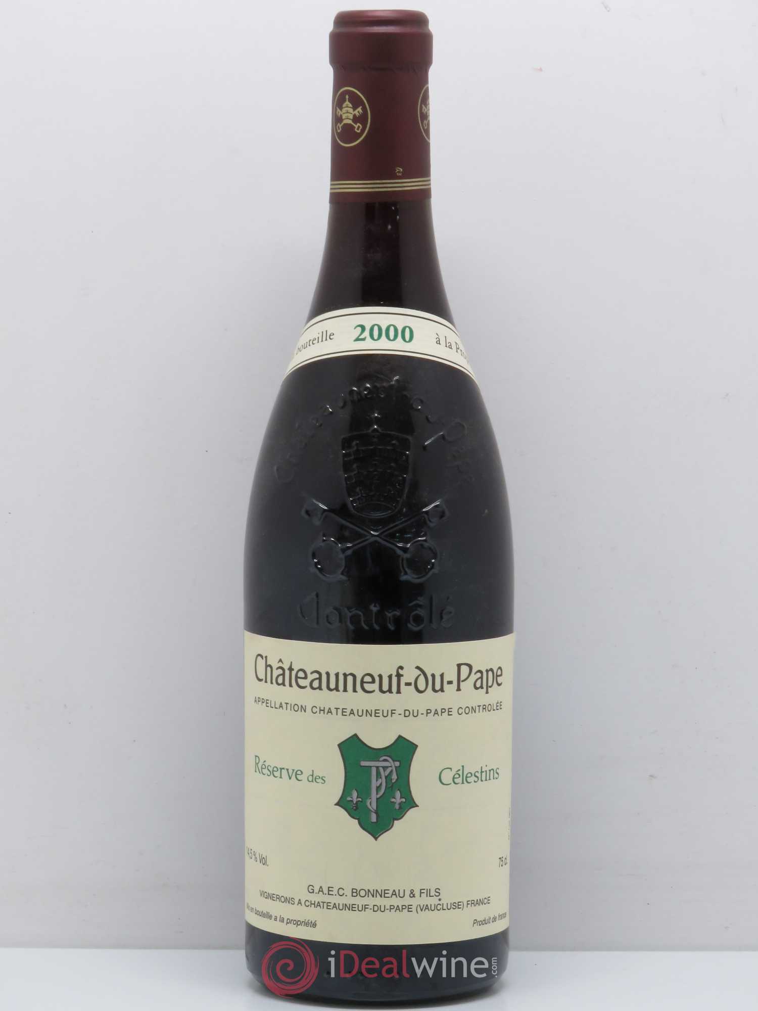 Châteauneuf-du-Pape Réserve des Célestins Henri Bonneau & Fils 2000 - Lot de 1 bouteille - 0
