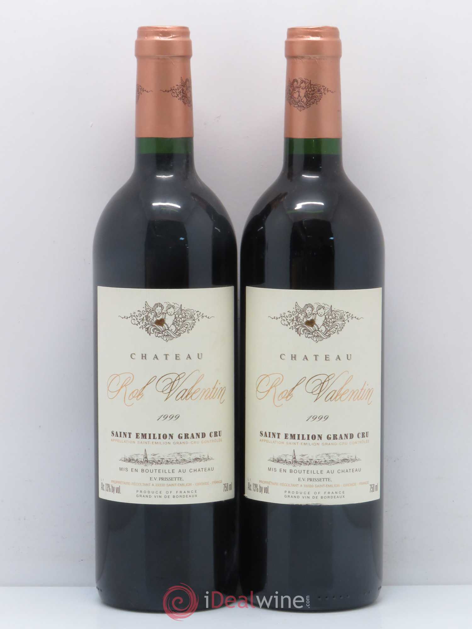 Château Rol Valentin Grand Cru Classé (sans prix de réserve) 1999 - Lot de 2 bouteilles - 0