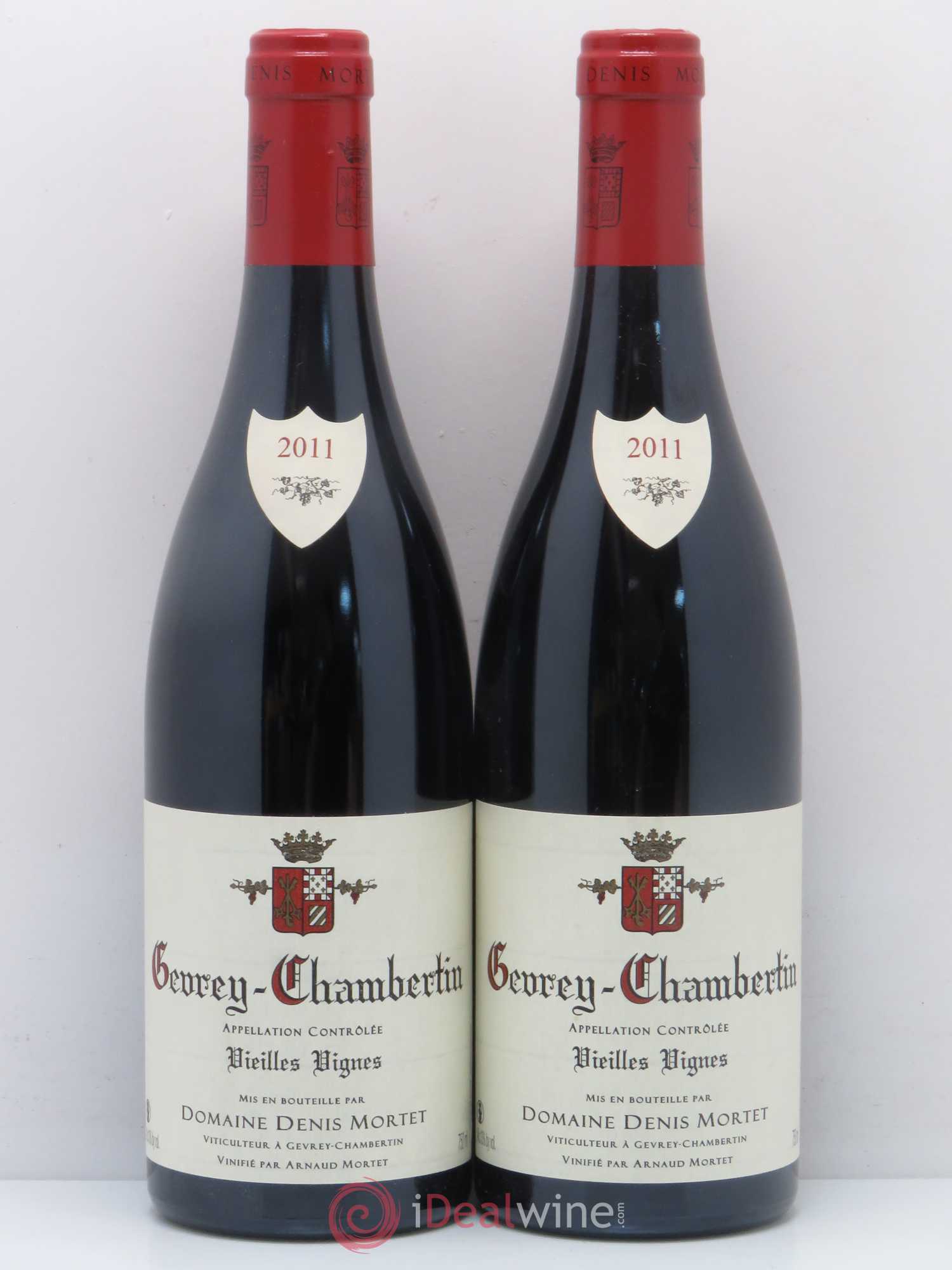 Gevrey-Chambertin Vieilles vignes Denis Mortet (Domaine) (sans prix de réserve) 2011 - Lot de 2 bouteilles - 0