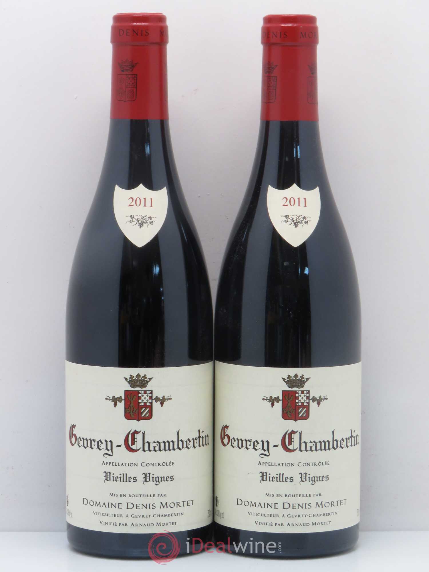 Gevrey-Chambertin Vieilles vignes Denis Mortet (Domaine) (sans prix de réserve) 2011 - Lot de 2 bouteilles - 0