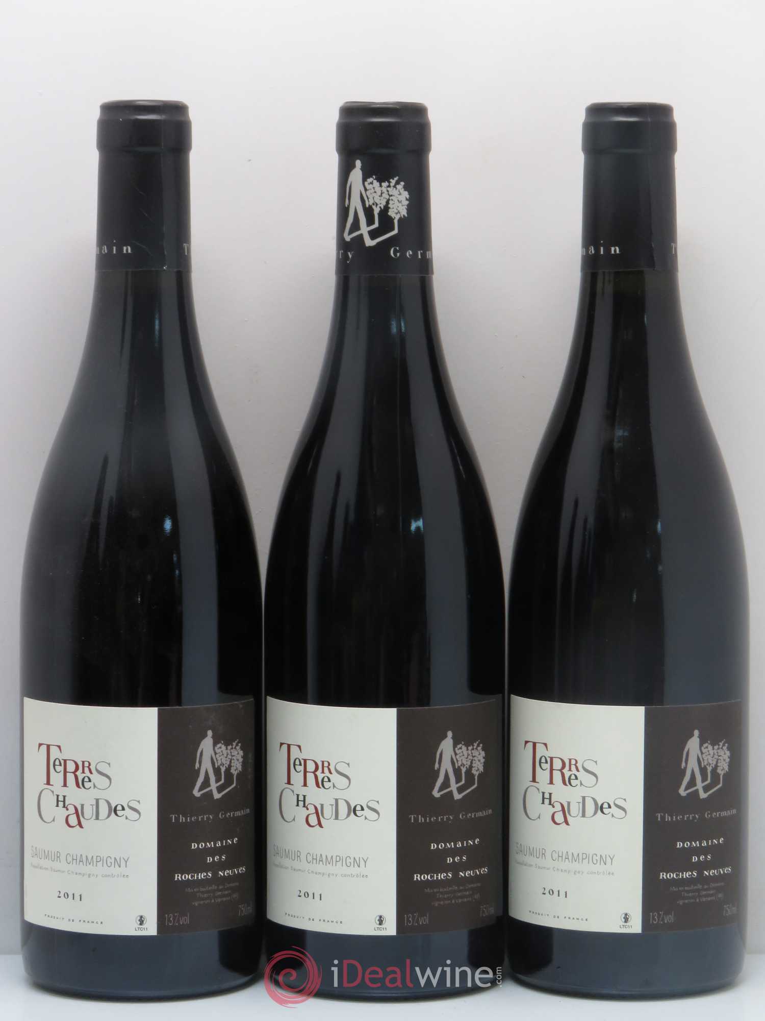 Saumur-Champigny Terres Chaudes Domaine des Roches Neuves - Thierry Germain (sans prix de réserve) 2011 - Lot de 6 bouteilles - 1
