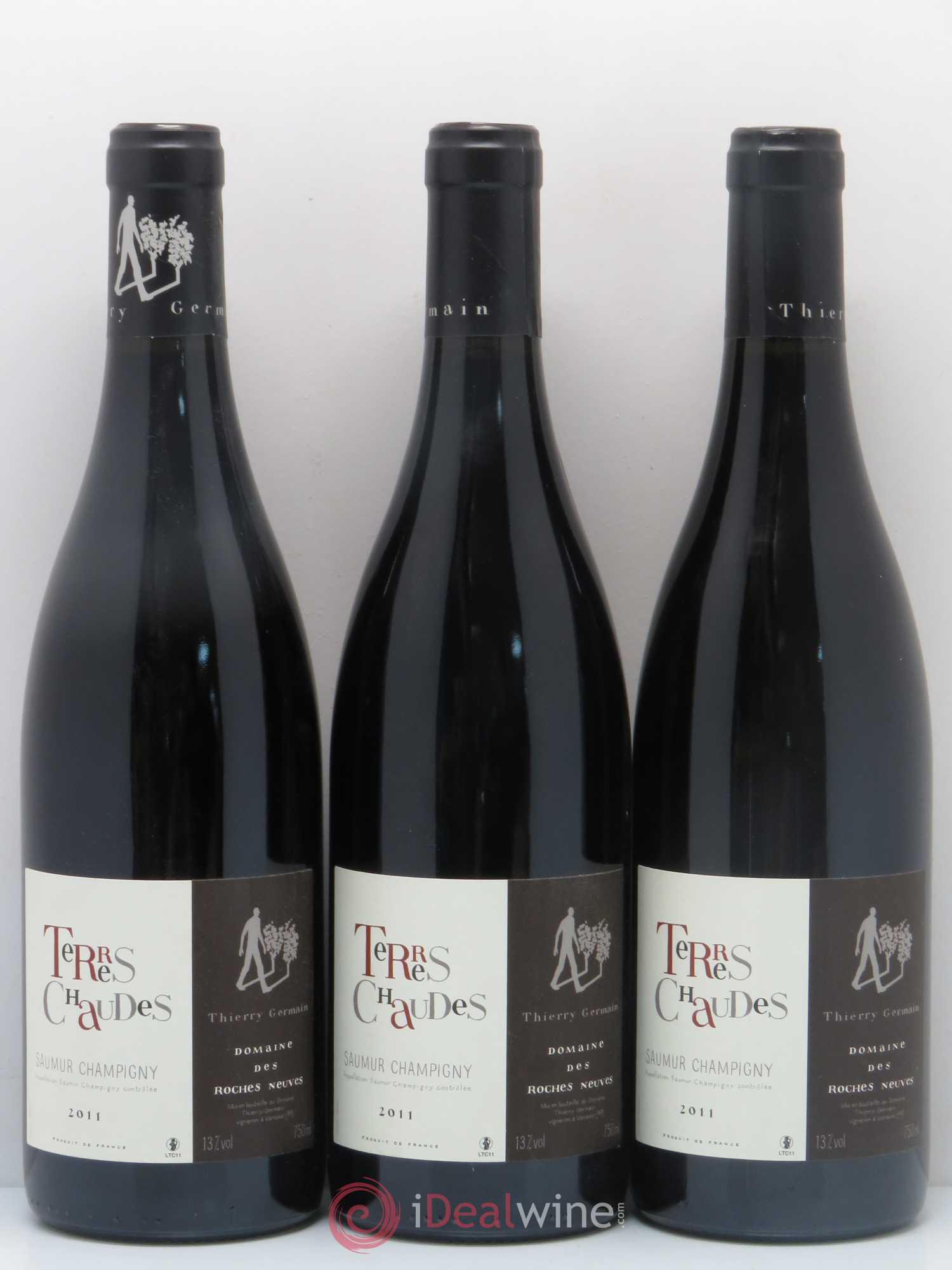 Saumur-Champigny Terres Chaudes Domaine des Roches Neuves - Thierry Germain (sans prix de réserve) 2011 - Lot de 6 bouteilles - 2