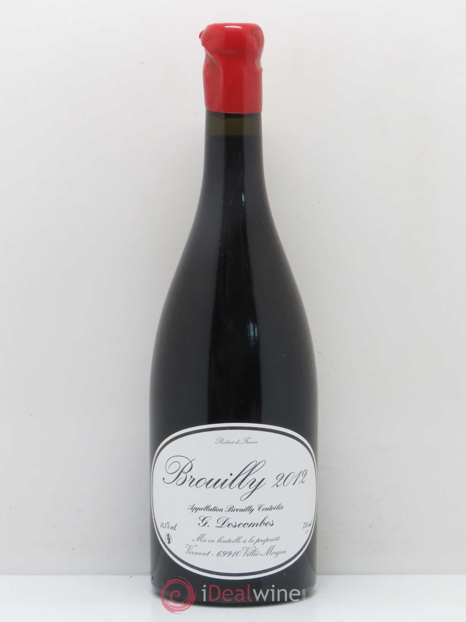 Brouilly Georges Descombes (Domaine) Vieilles Vignes (sans prix de réserve) 2012 - Posten von 1 Flasche - 0