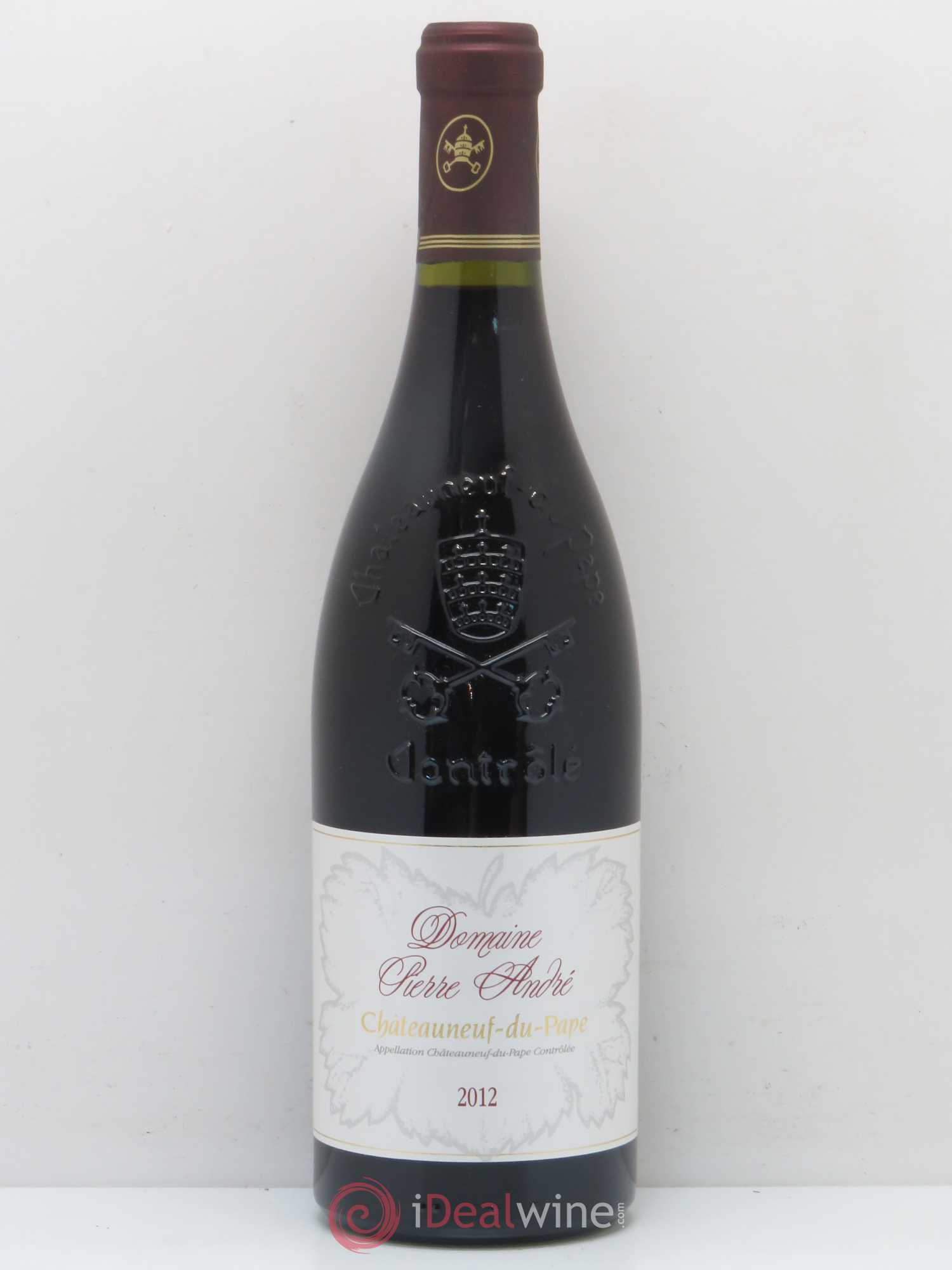 Châteauneuf-du-Pape Pierre André (Domaine) (sans prix de réserve) 2012 - Lot de 1 bouteille - 0