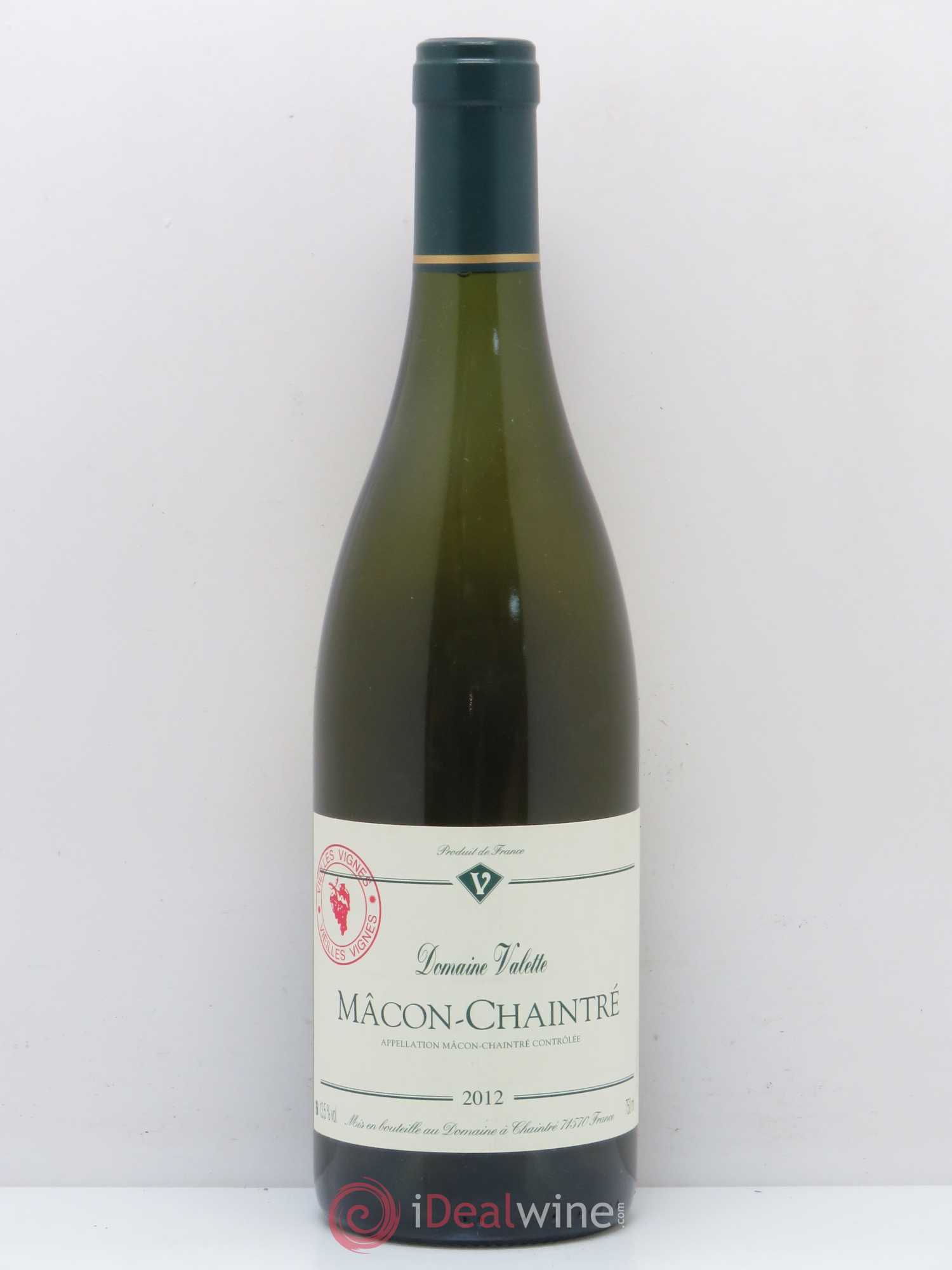 Mâcon Chaintré Valette (Domaine) Vieilles Vignes (sans prix de réserve) 2012 - Posten von 1 Flasche - 0