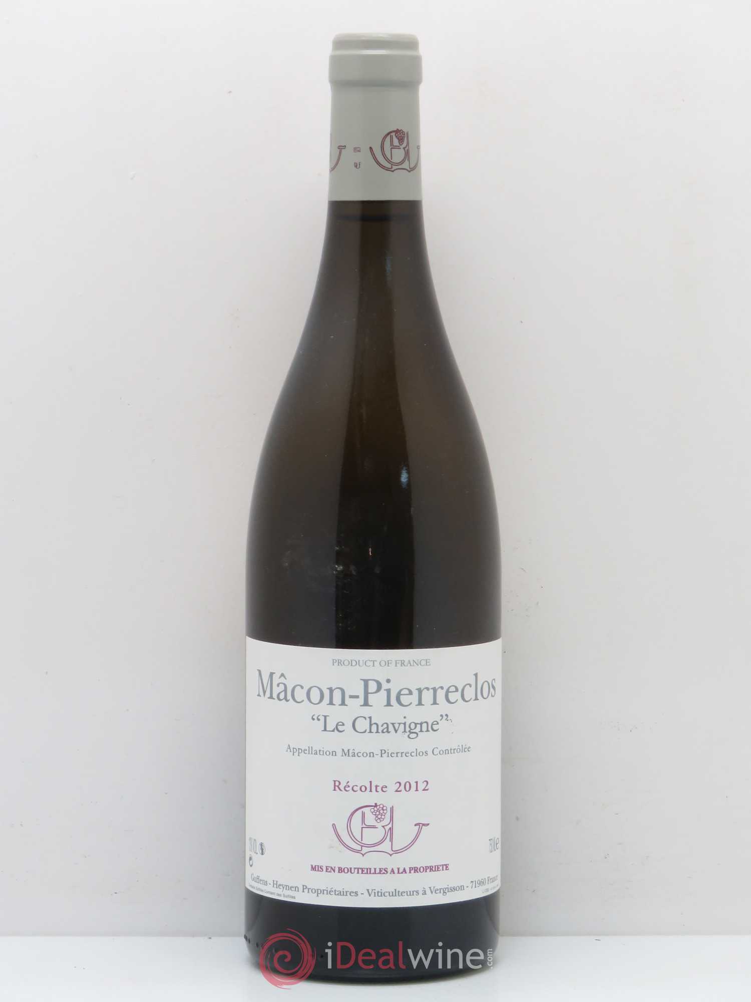 Mâcon-Pierreclos Le Chavigne Guffens-Heynen (sans prix de réserve) 2012 - Lot de 1 bouteille - 0