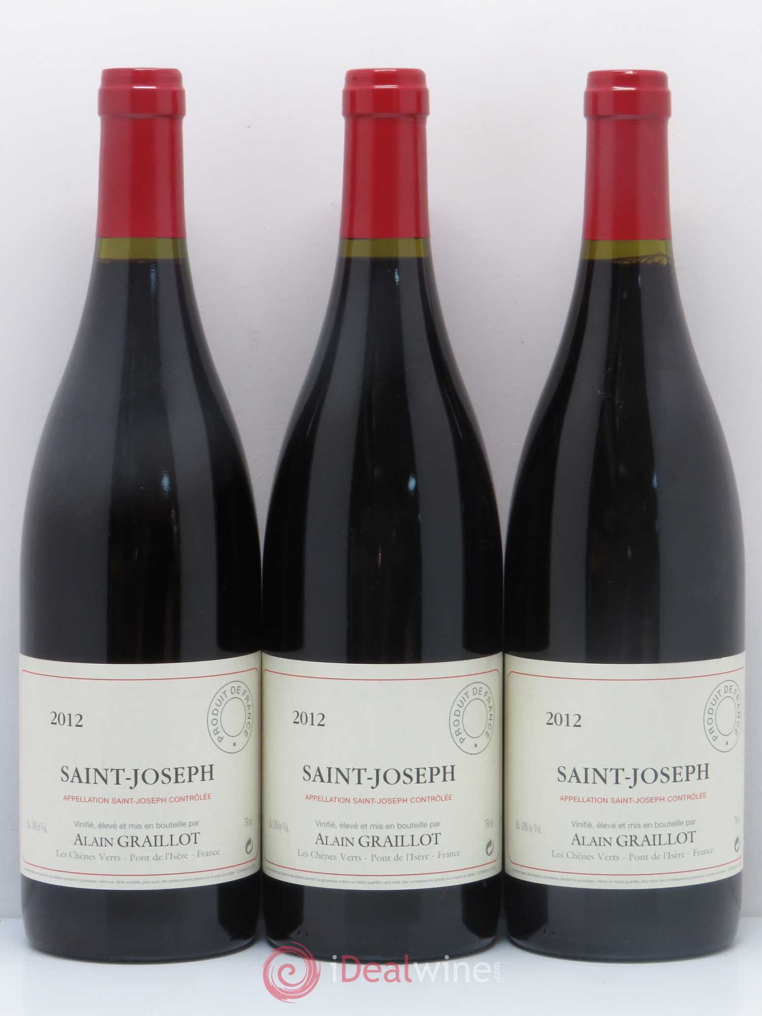 Saint-Joseph Domaine Graillot (sans prix de réserve) 2012 - Lot de 6 bouteilles - 2