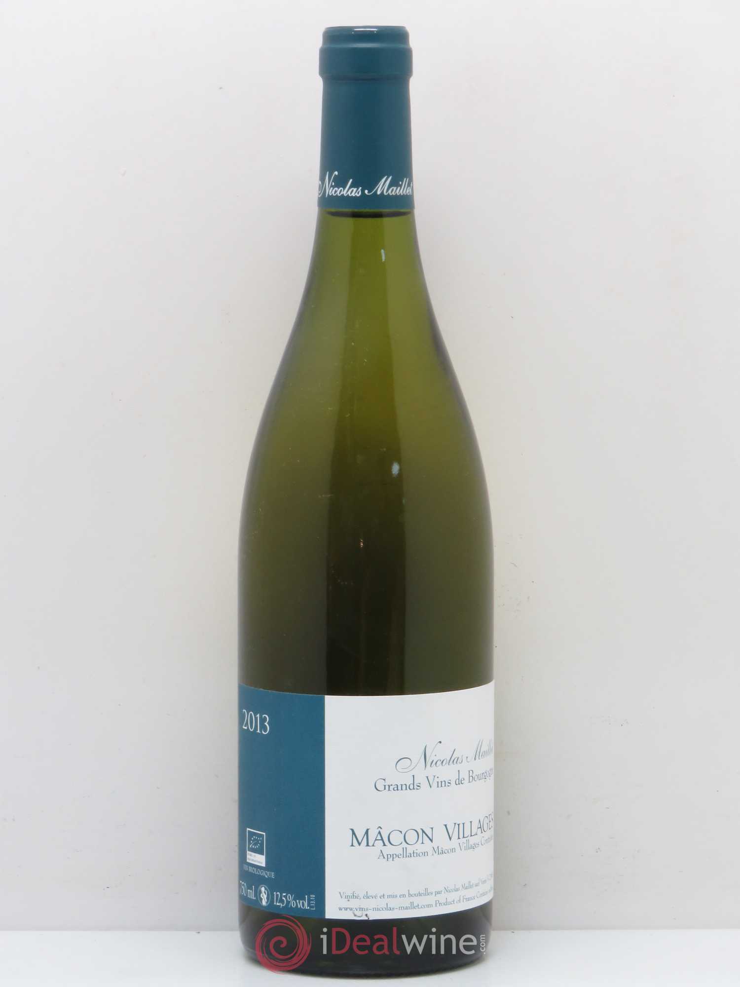 Mâcon-Villages Nicolas Maillet (sans prix de réserve) 2013 - Lot de 1 bouteille - 0